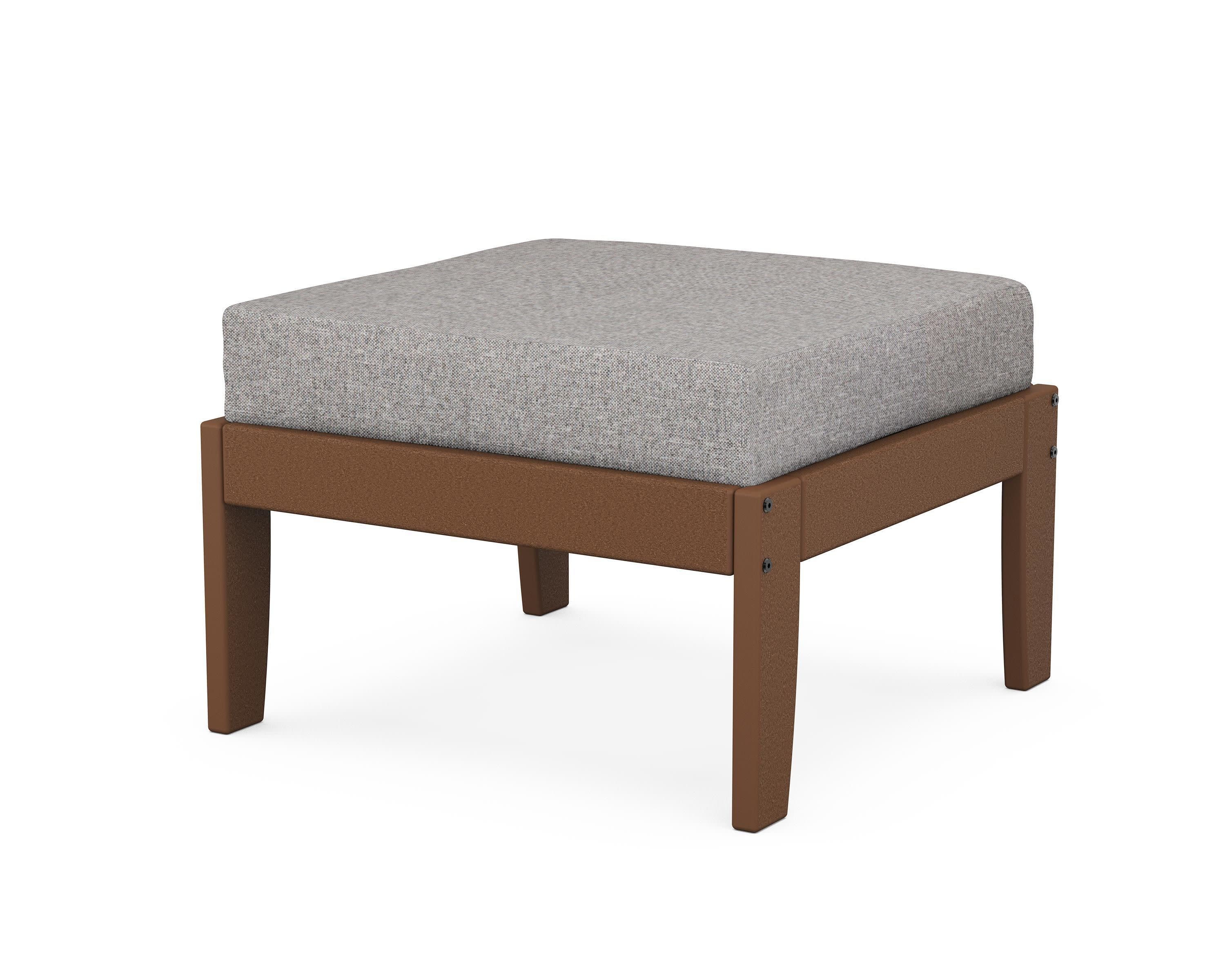 Modular Ottoman - Classic in Teak / Grey Mist