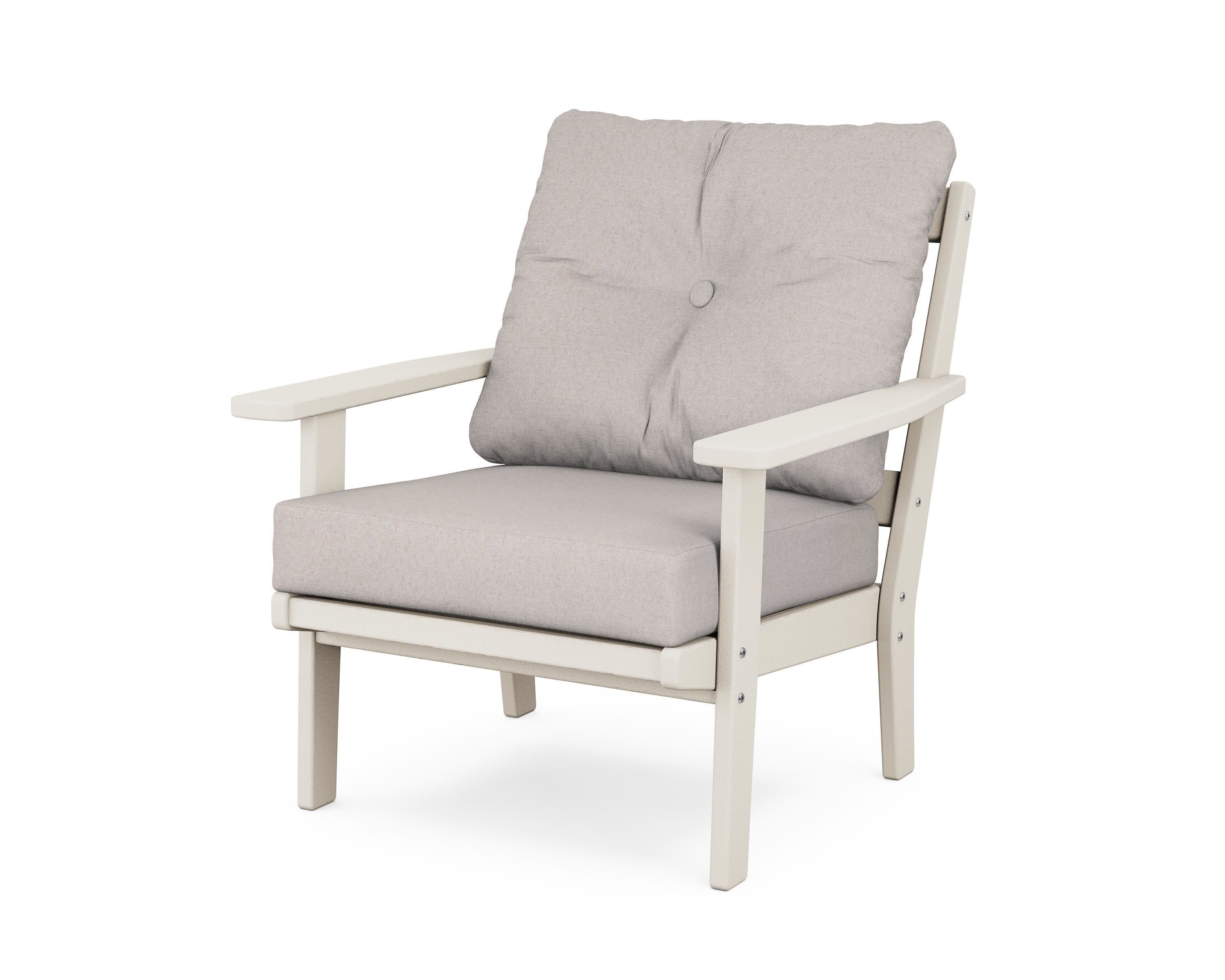 Oxford Deep Seating Chair in Sand / Dune Burlap