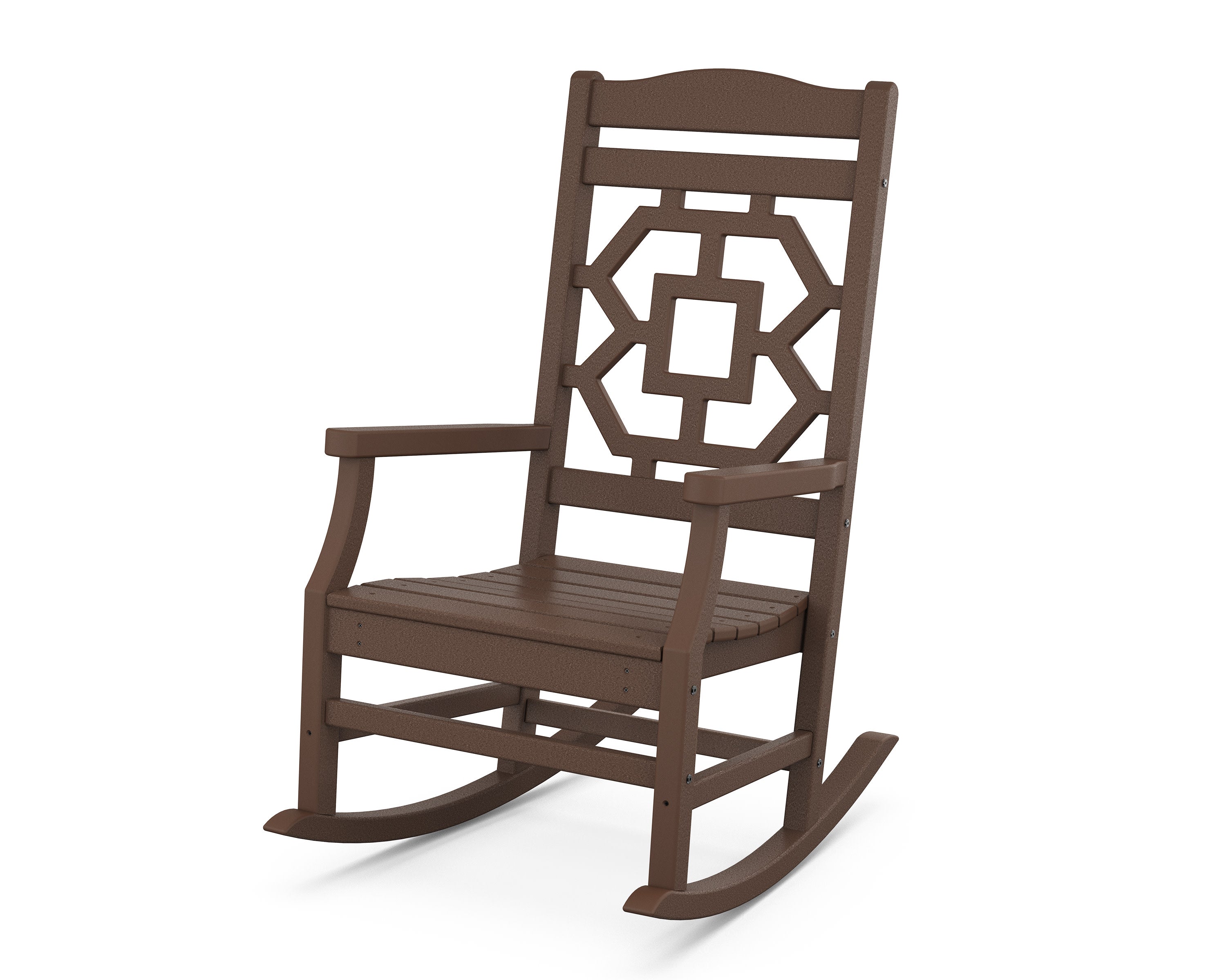 Chinoiserie Rocking Chair in Mahogany