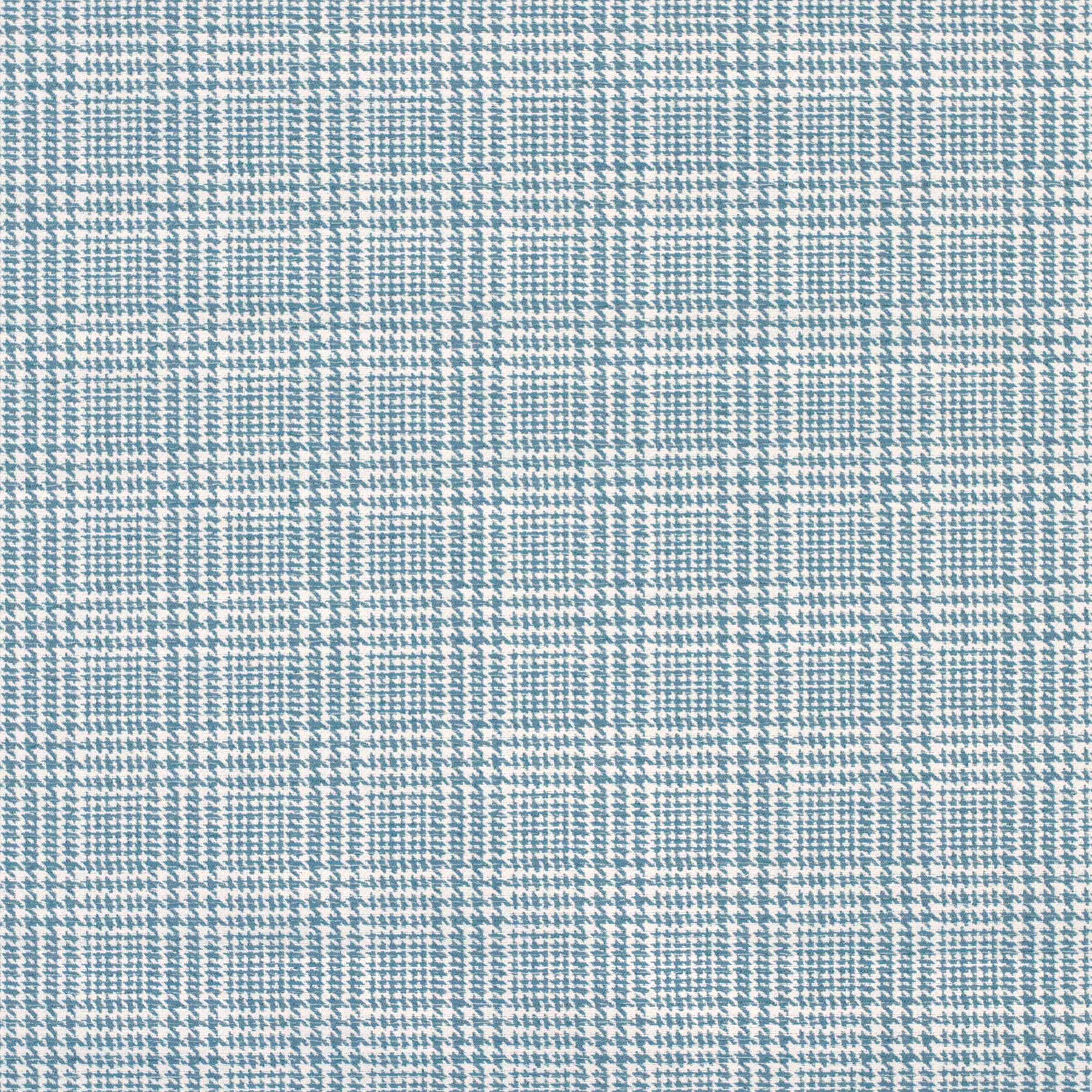 Vineyard Seat/Back Cushion in Houndstooth Sky Blue