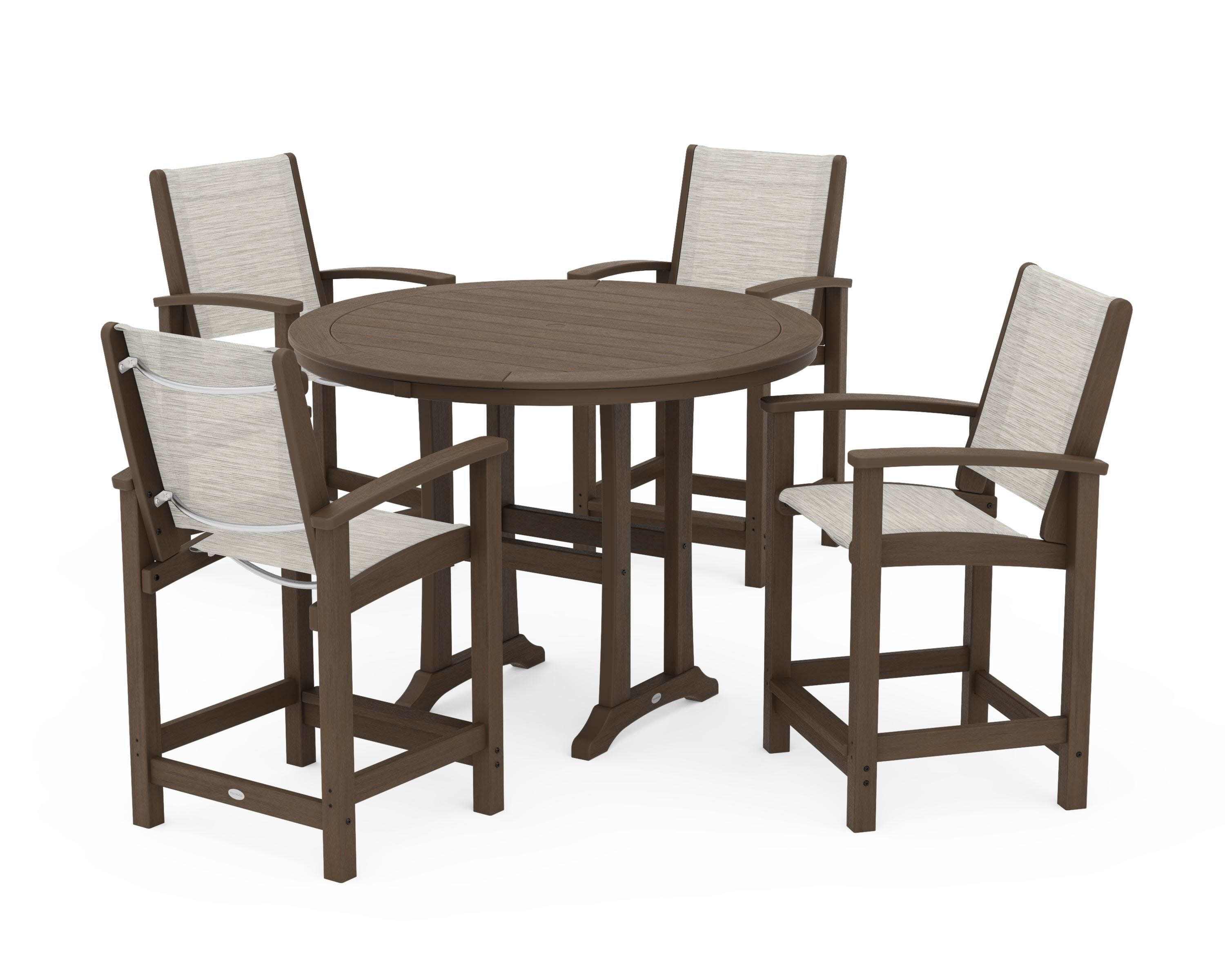 Coastal 5-Piece Counter Set in Kona / Birch Sling