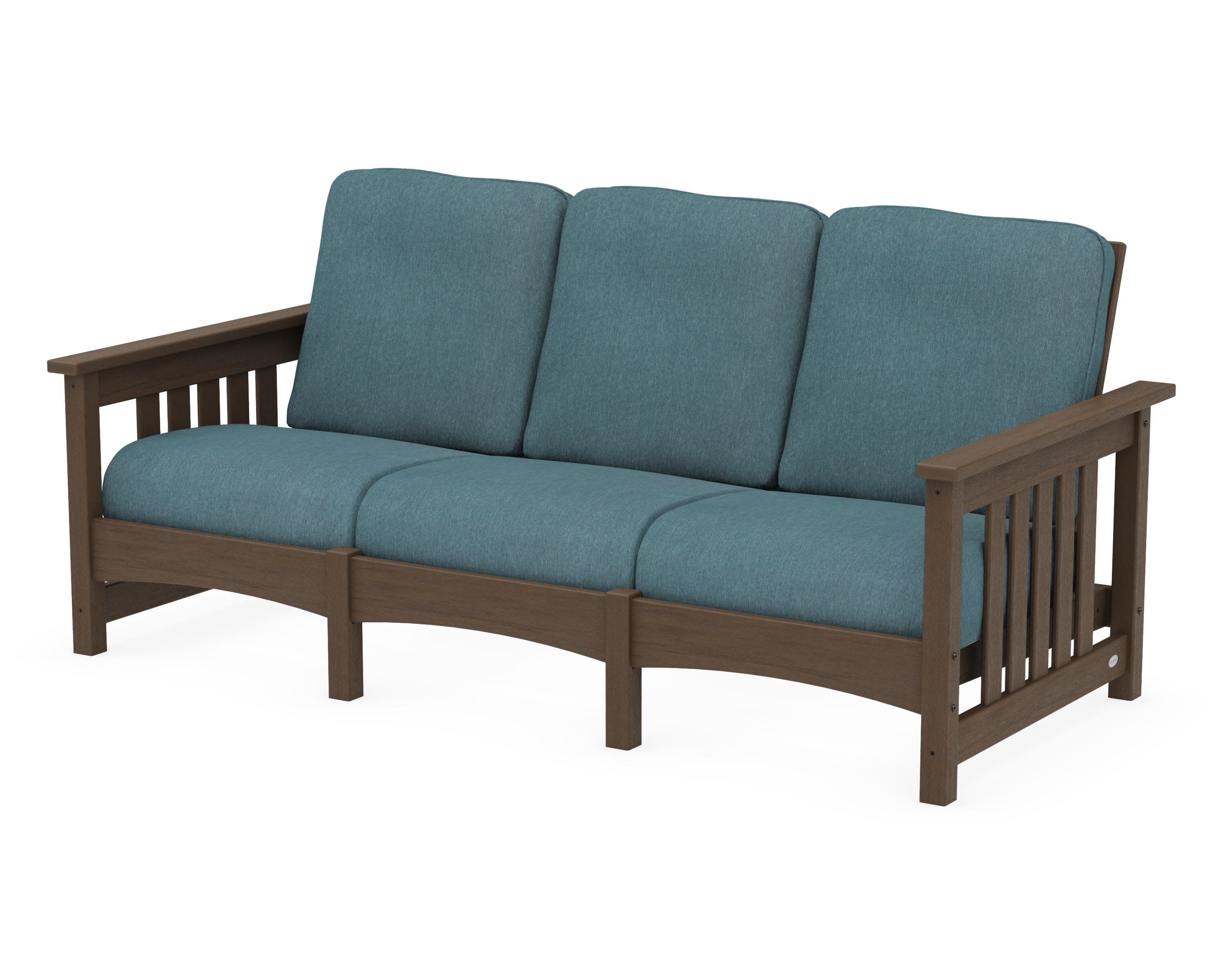 Club Mission Sofa in Kona / Ocean Teal