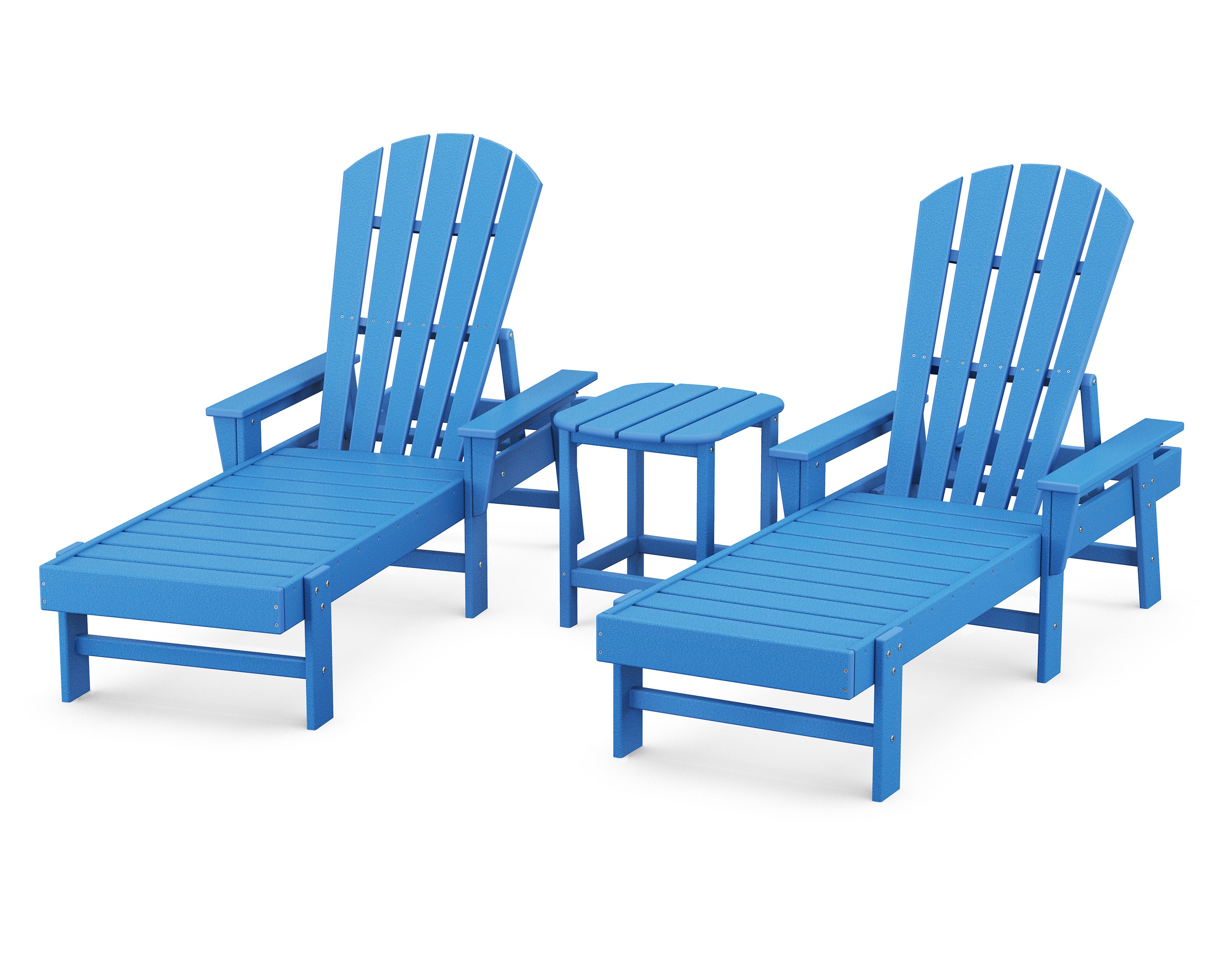 South Beach Chaise 3-Piece Set in Pacific Blue