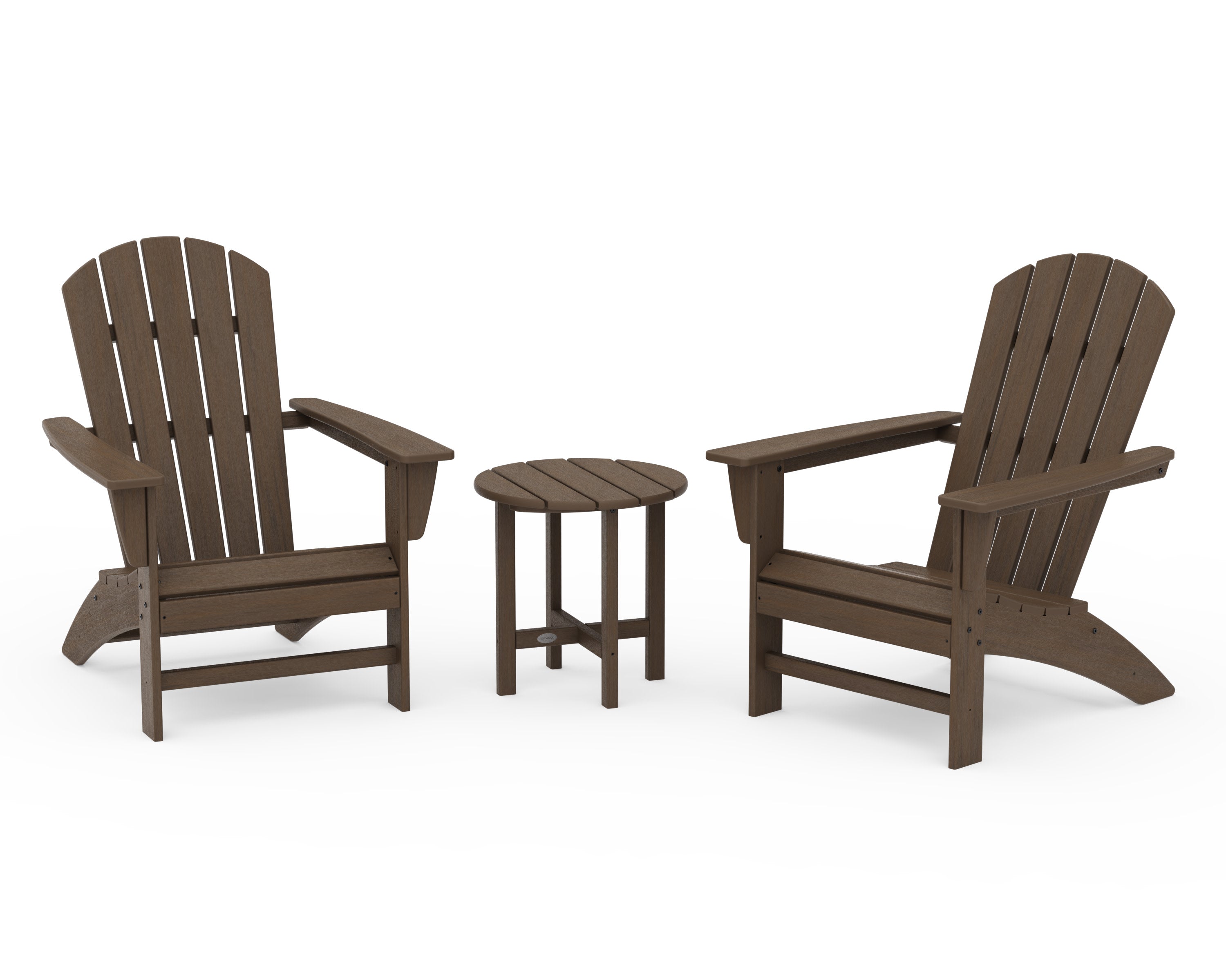 Nautical 3-Piece Adirondack Set in Kona