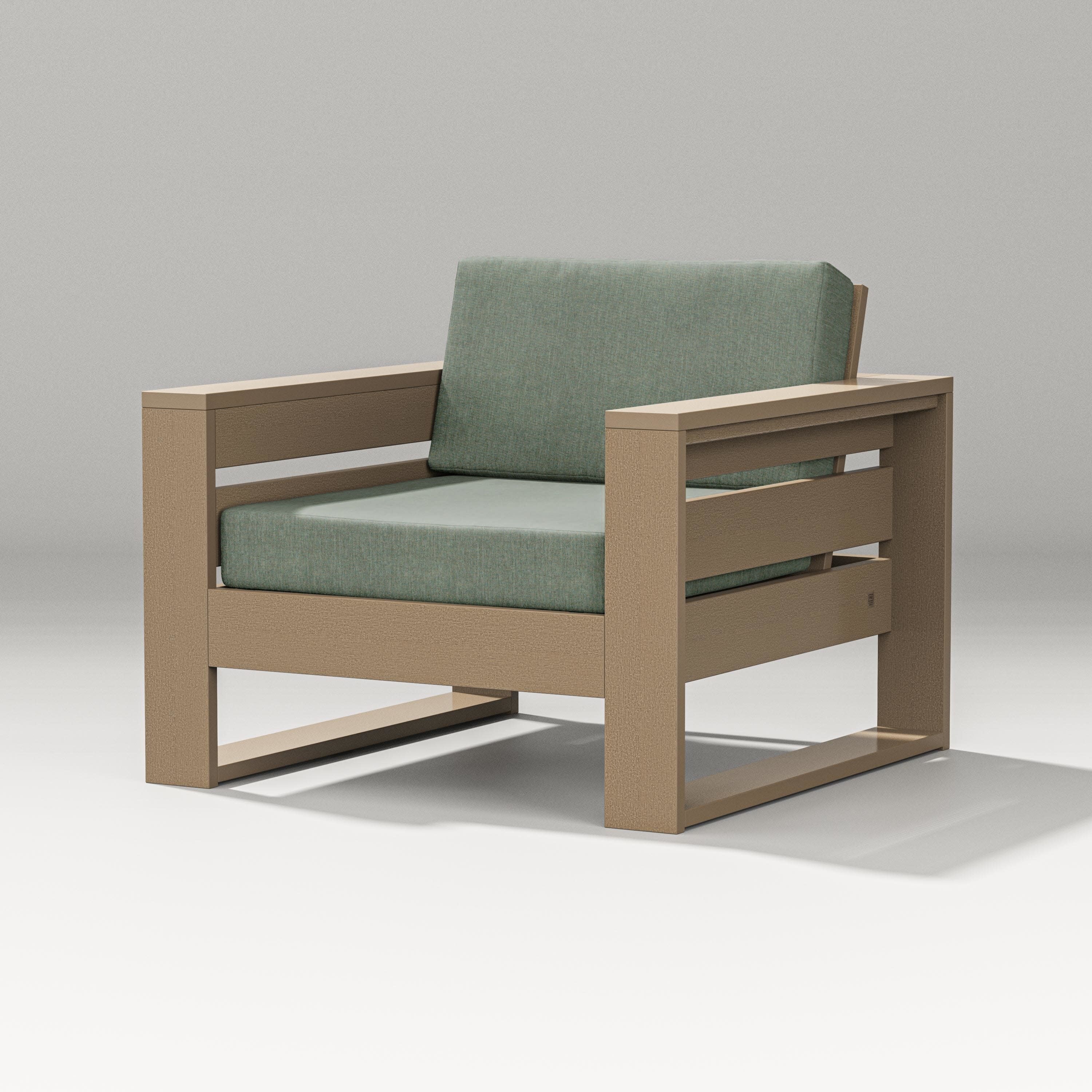 Latitude Lounge Chair in Vintage Sahara / Cast Sage