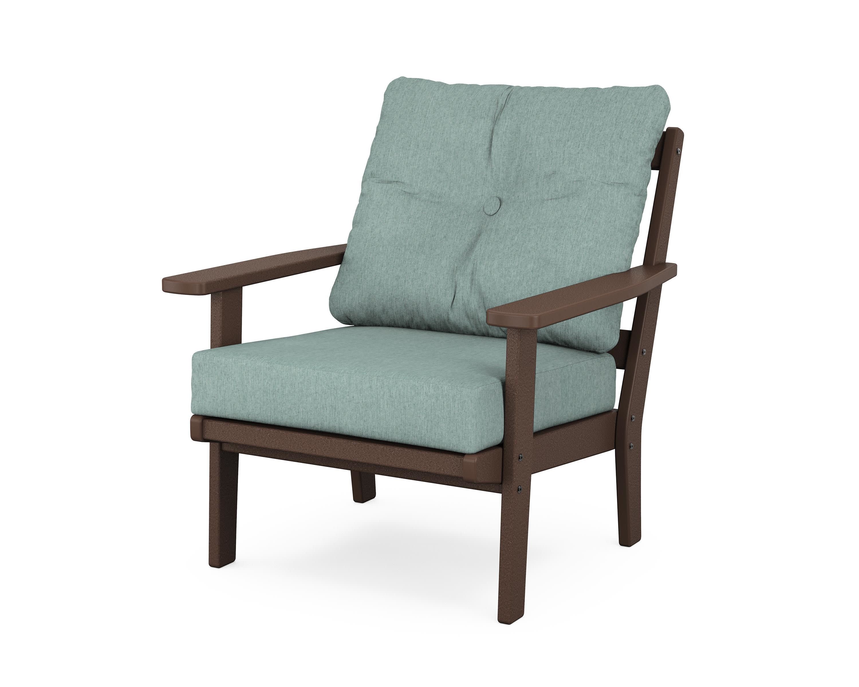 Oxford Deep Seating Chair in Mahogany / Glacier Spa