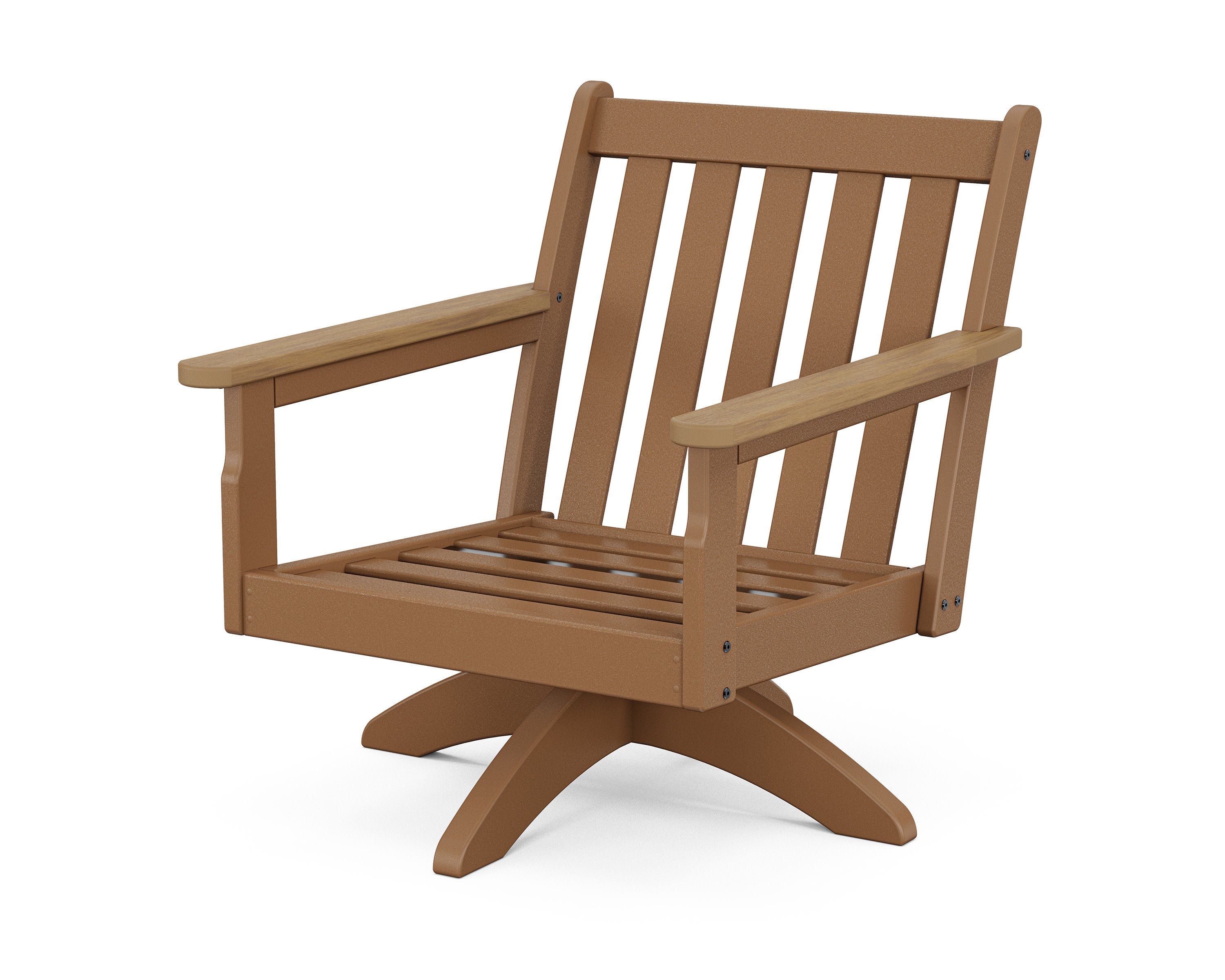 Vineyard Deep Seating Swivel Chair Frame in Teak / Natural