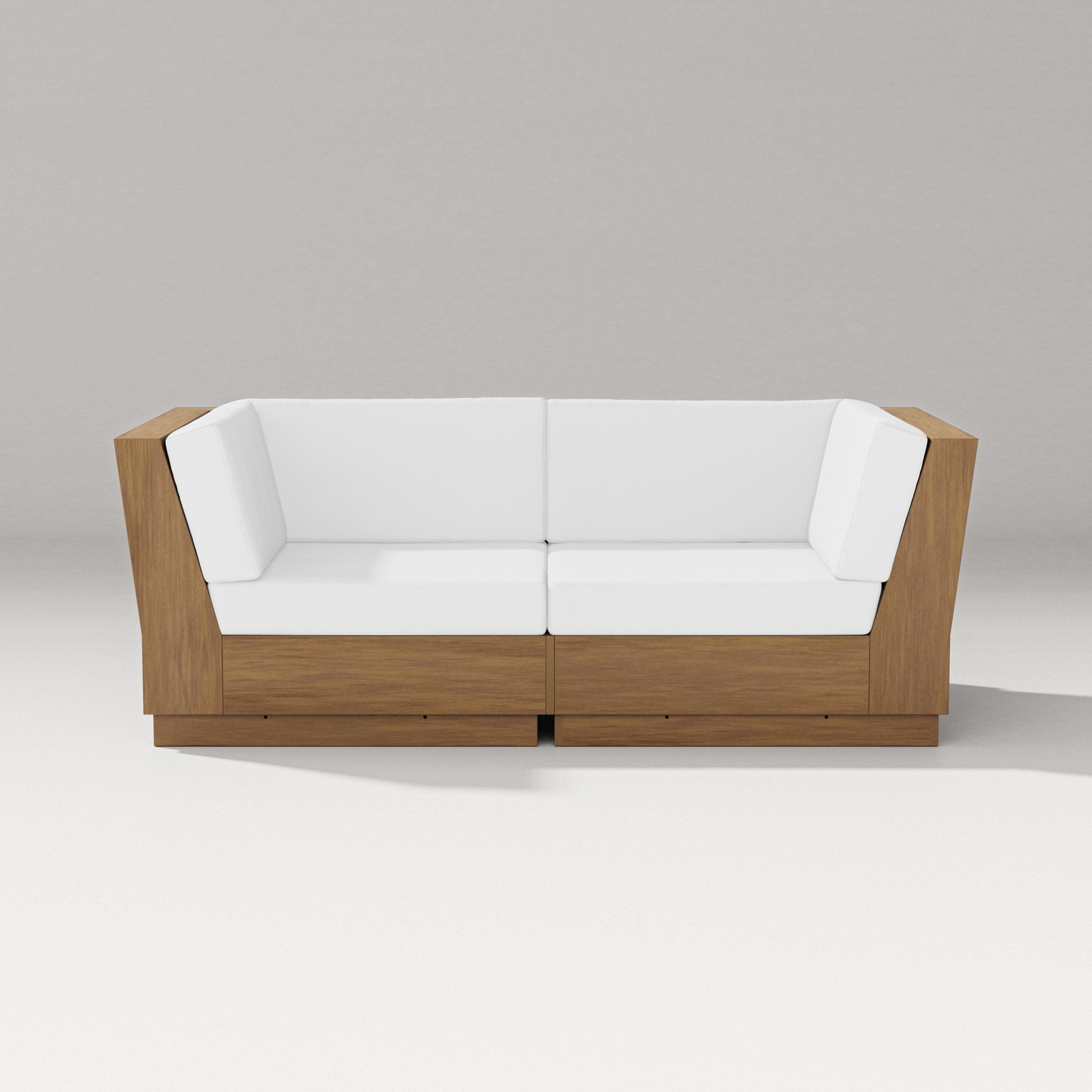 Elevate Loveseat Sectional in Natural / Natural