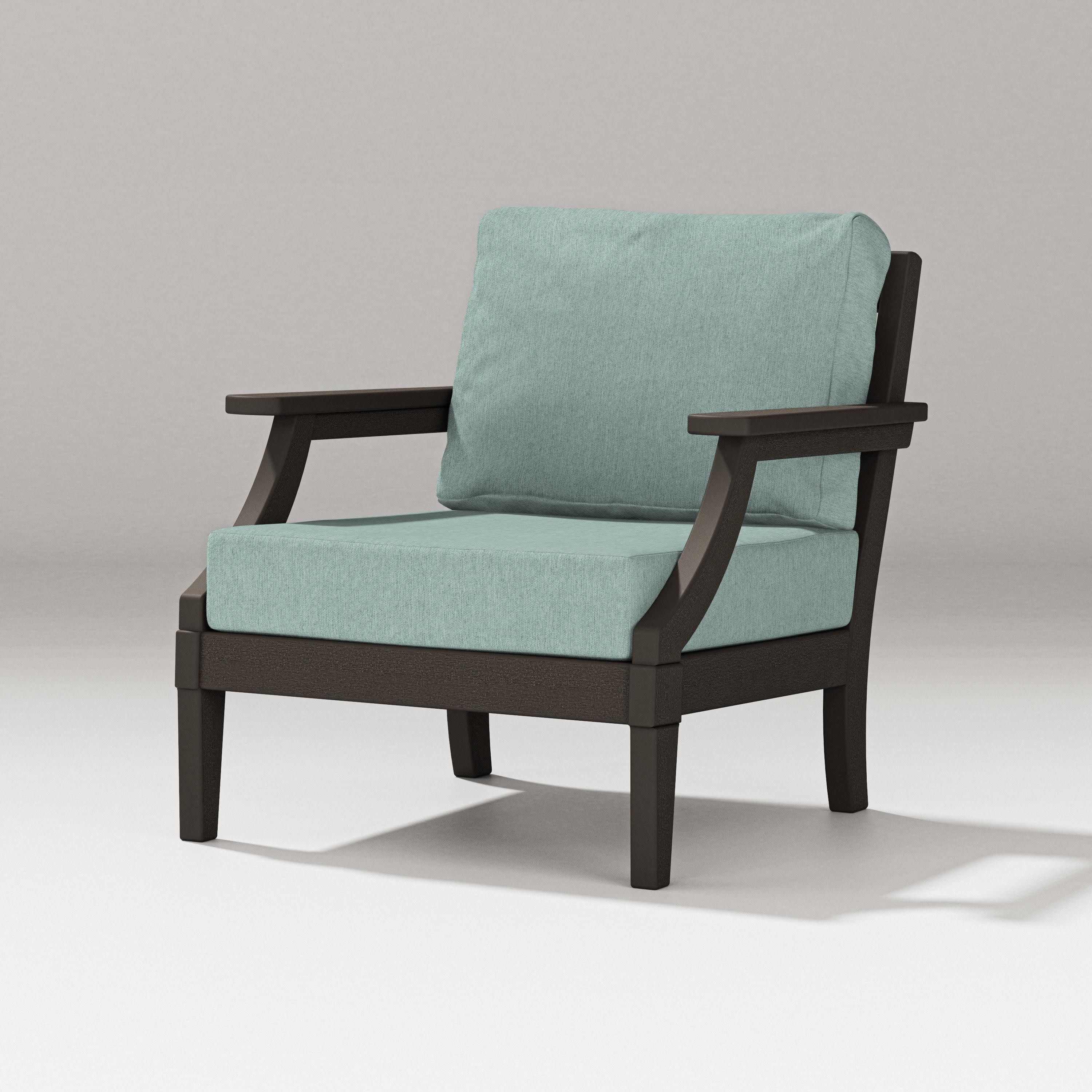 Estate Lounge Chair in Vintage Coffee / Glacier Spa