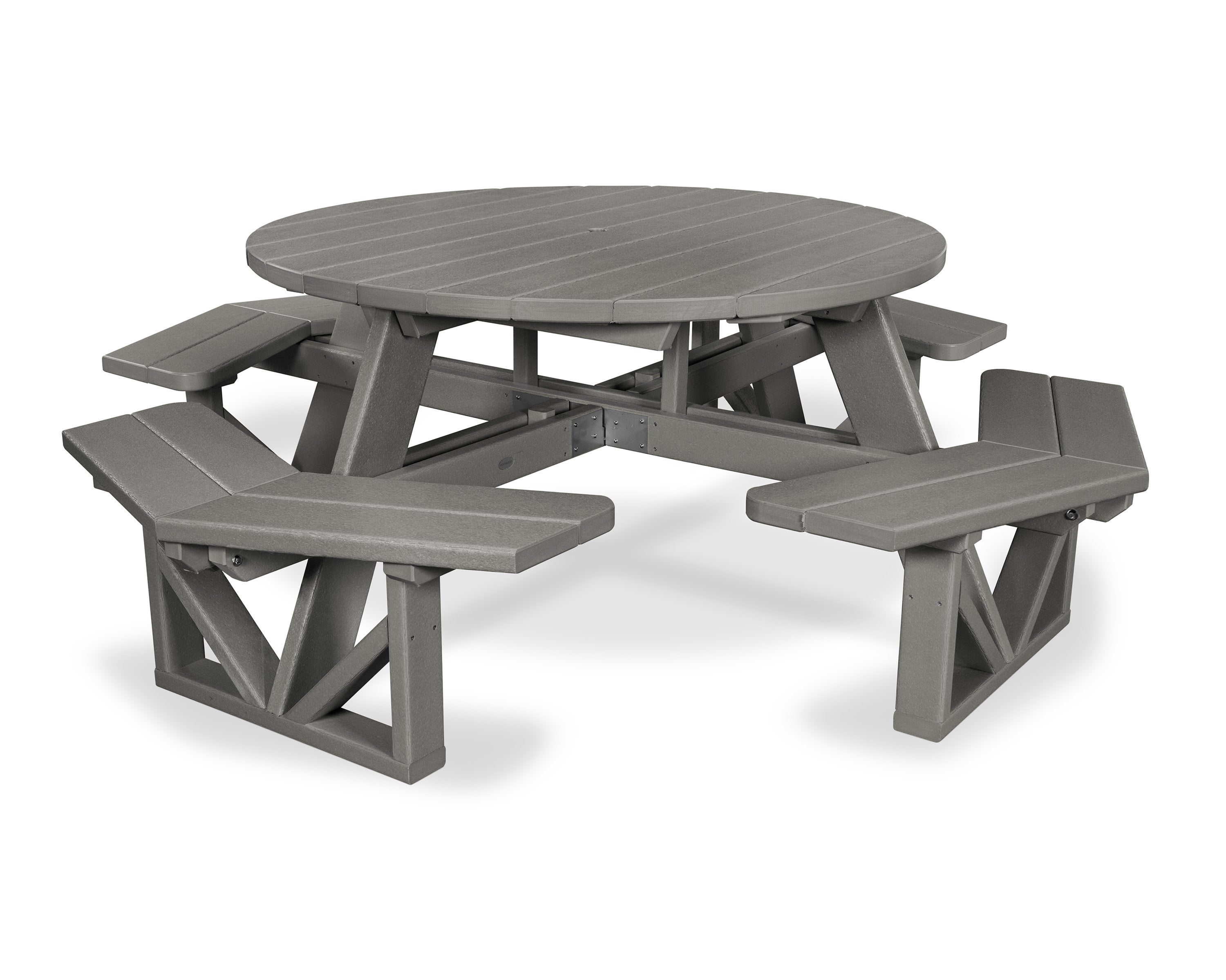 Park 53" Octagon Table in Slate Grey