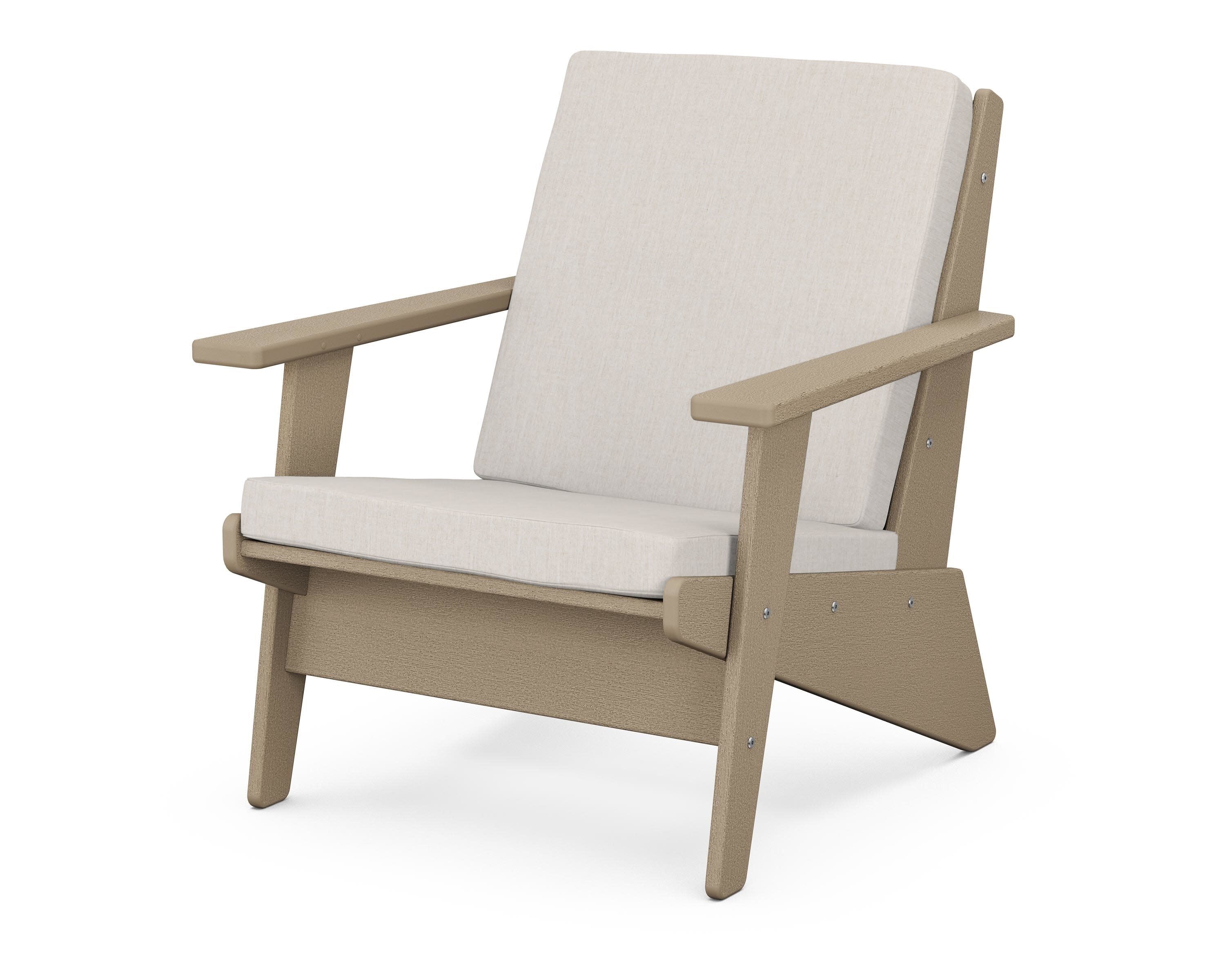 Riviera Modern Lounge Chair in Vintage Sahara / Cast Ash