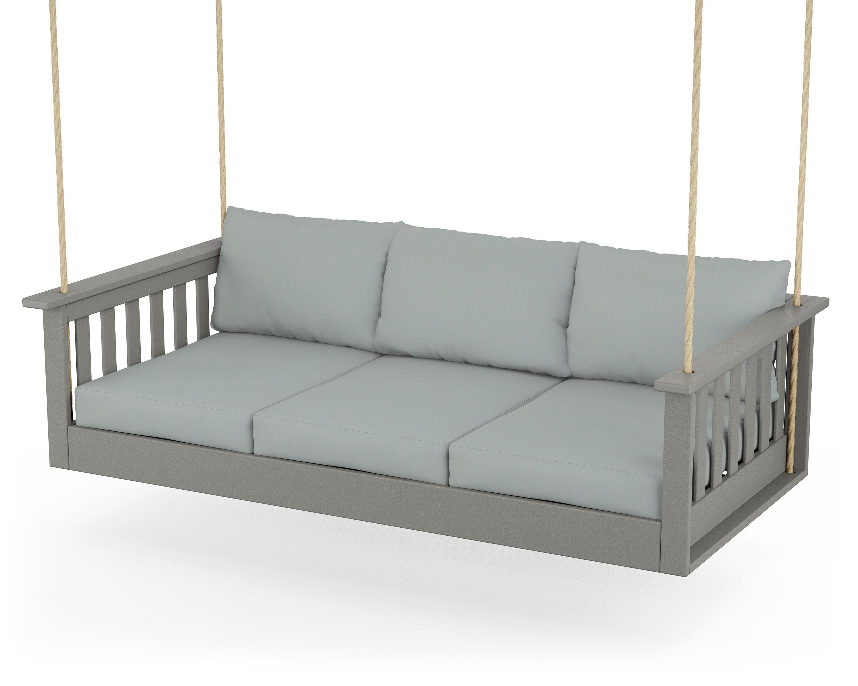 Vineyard Daybed Swing in Slate Grey / Spa