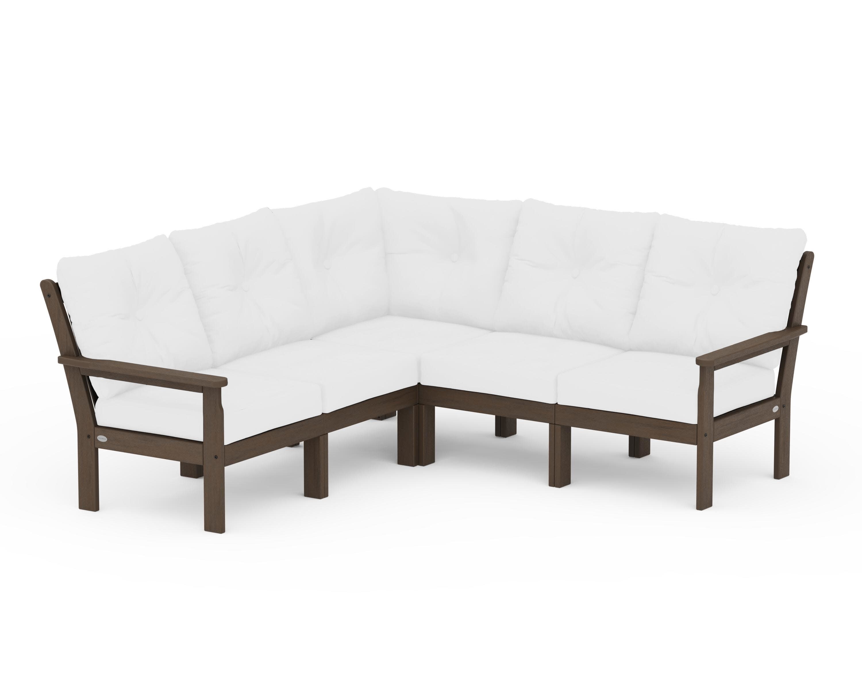 Vineyard 5-Piece Sectional in Kona / Natural