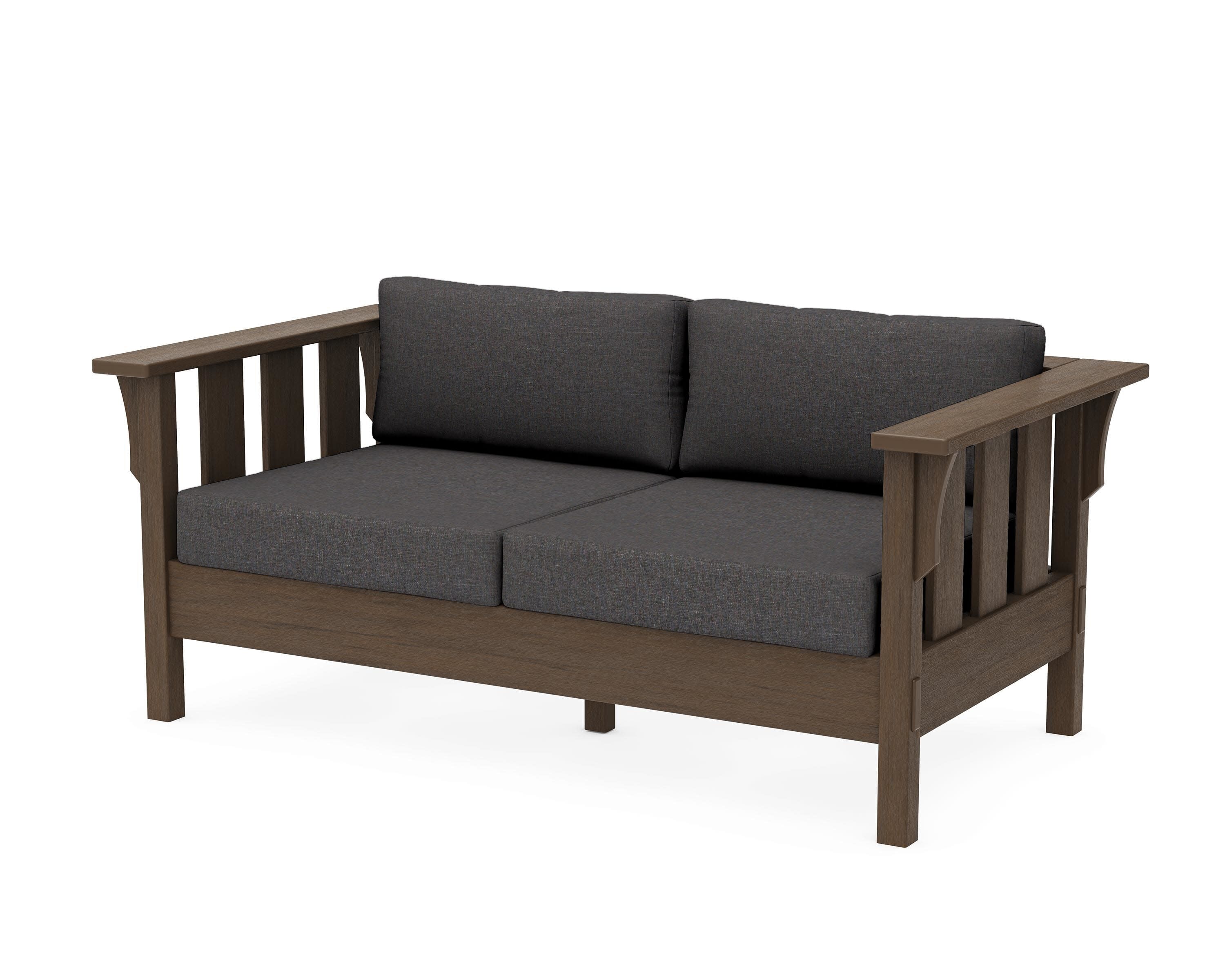 Acadia Deep Seating Loveseat in Kona / Ash Charcoal