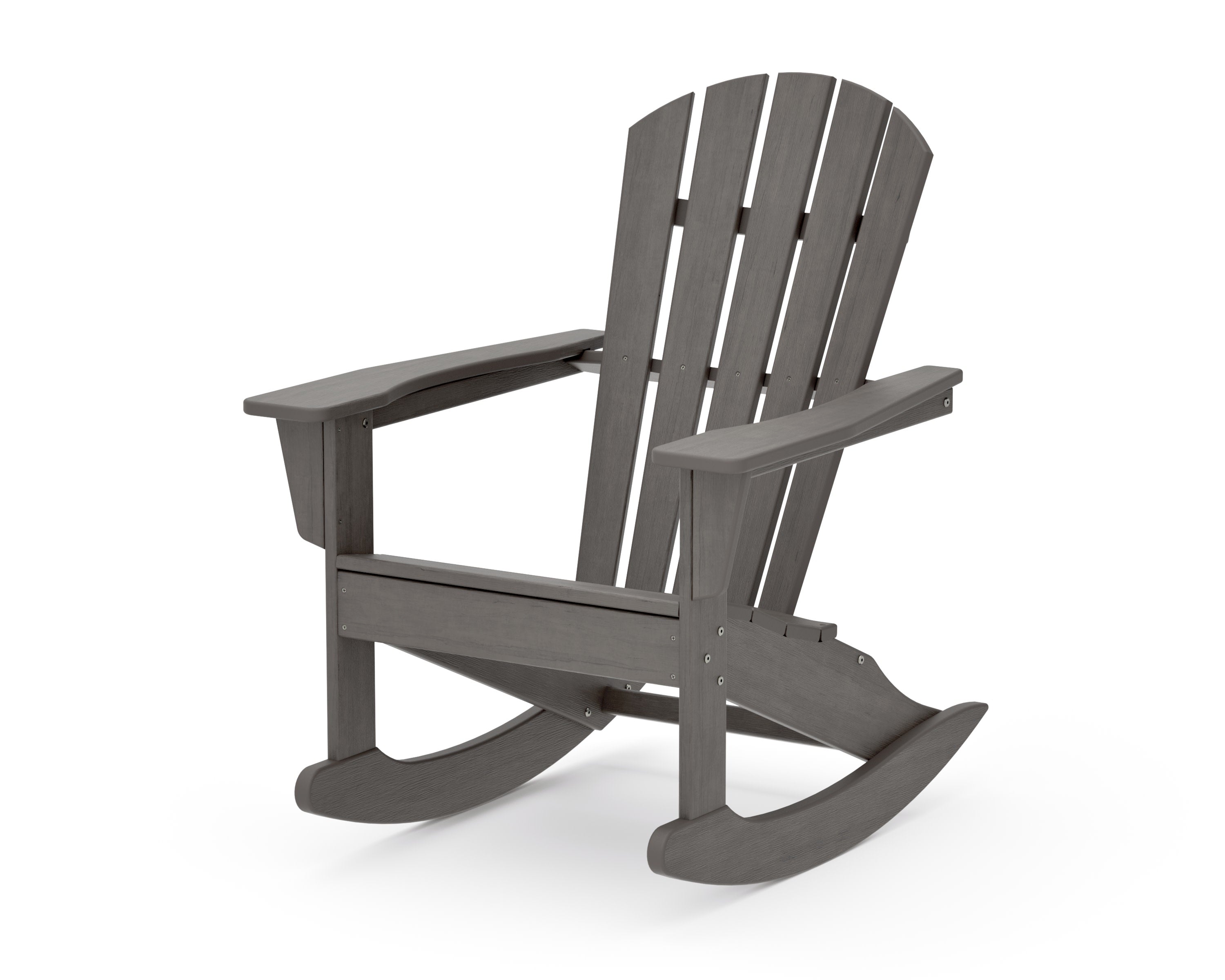 Palm Coast Adirondack Rocking Chair in Driftwood