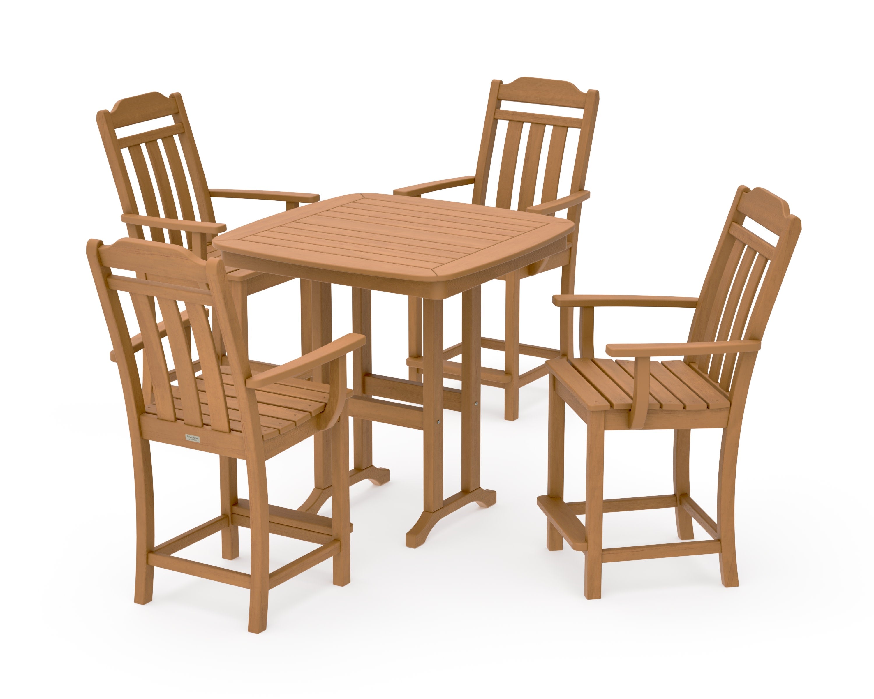 Cottage 5-Piece Counter Set in Natural