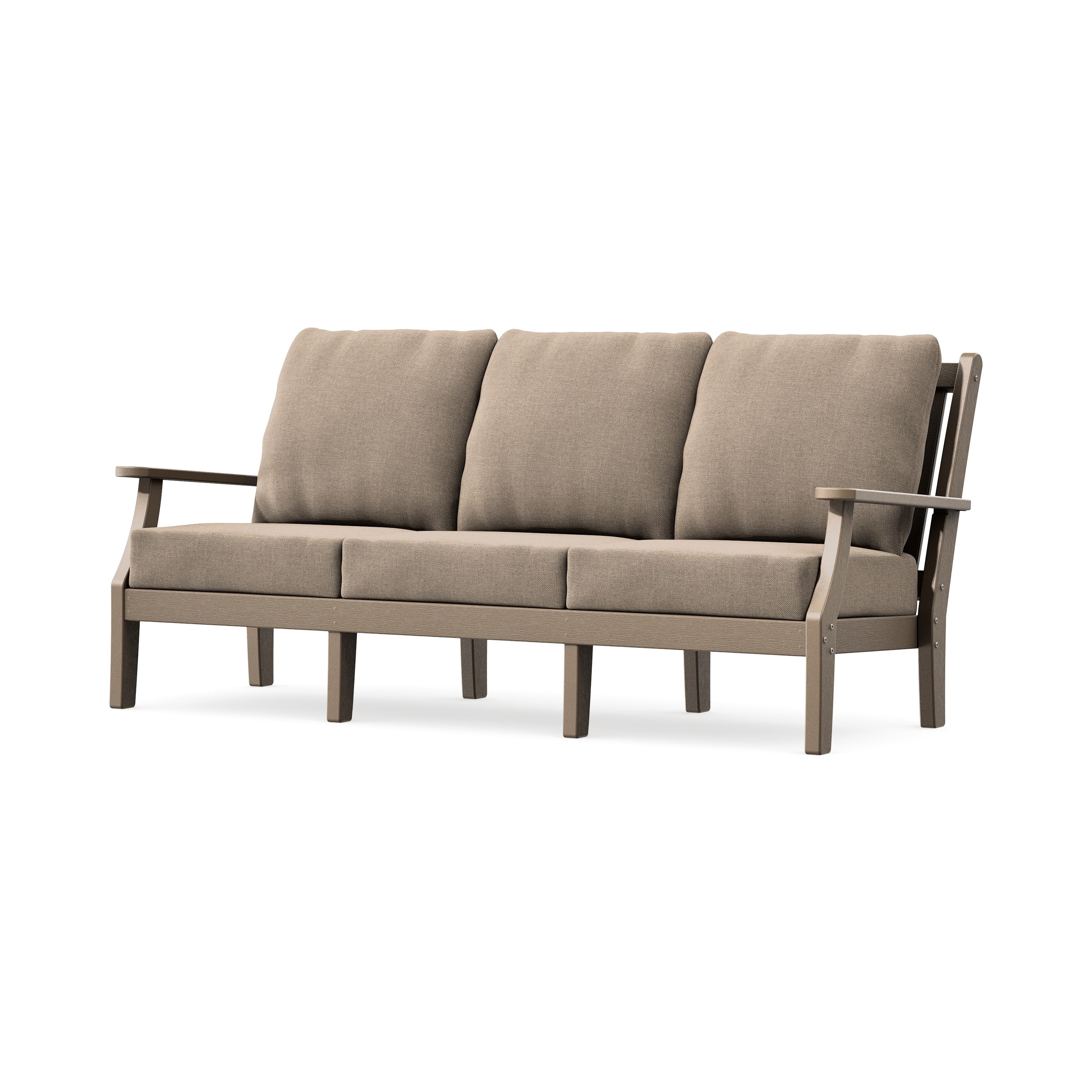 Wovendale Deep Seating Sofa in Vintage Sahara / Spiced Burlap