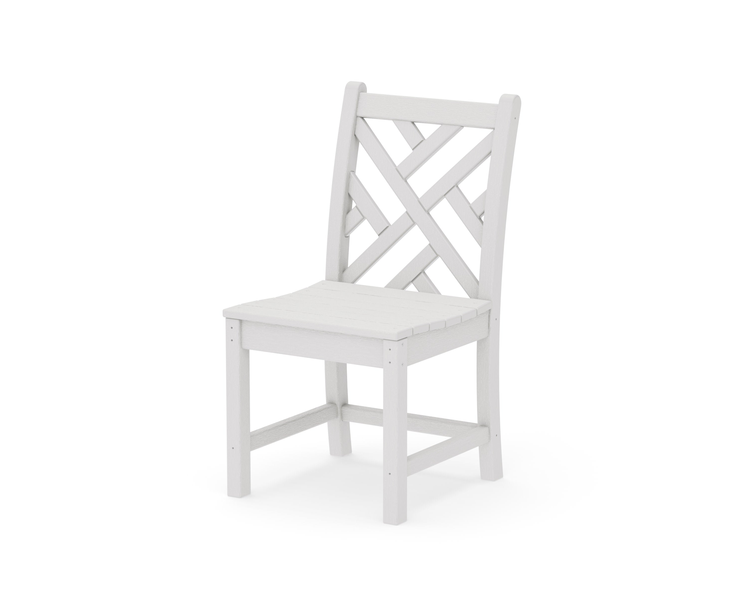 Chippendale Dining Side Chair in Vintage White