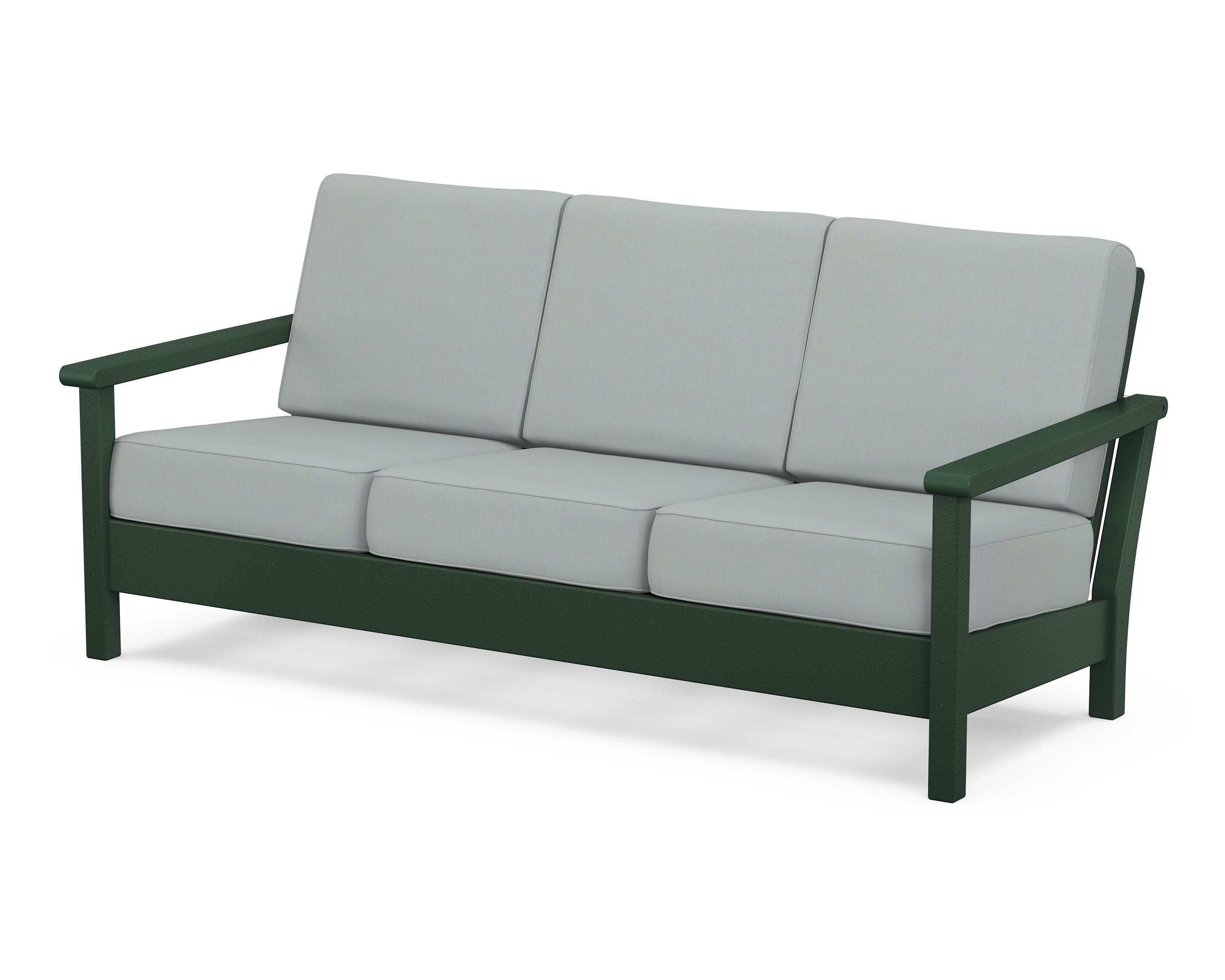 Harbour Deep Seating Sofa in Green / Spa
