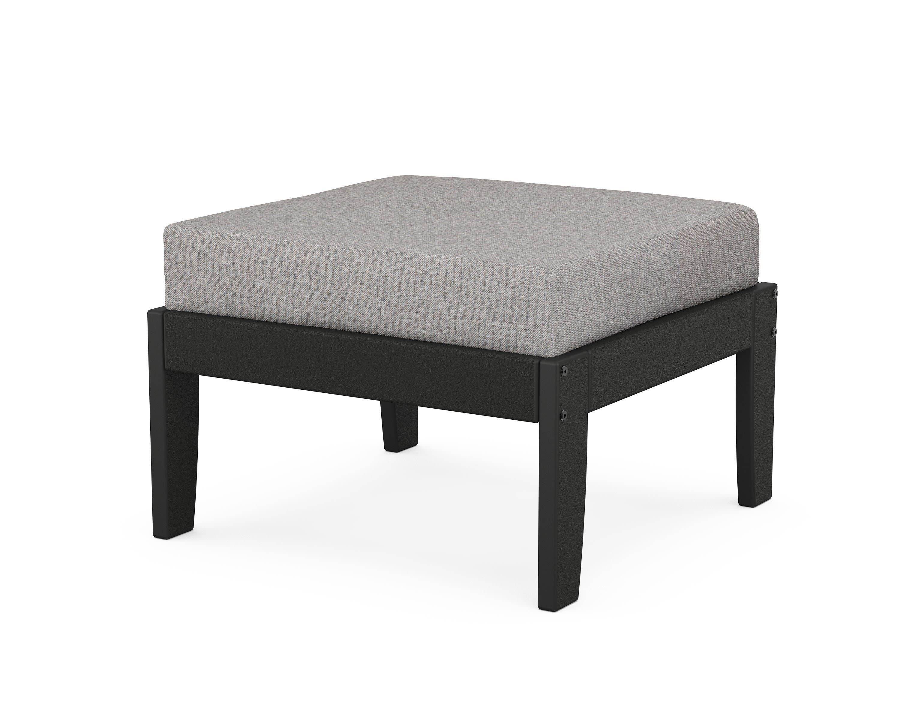 Modular Ottoman - Classic in Black / Grey Mist