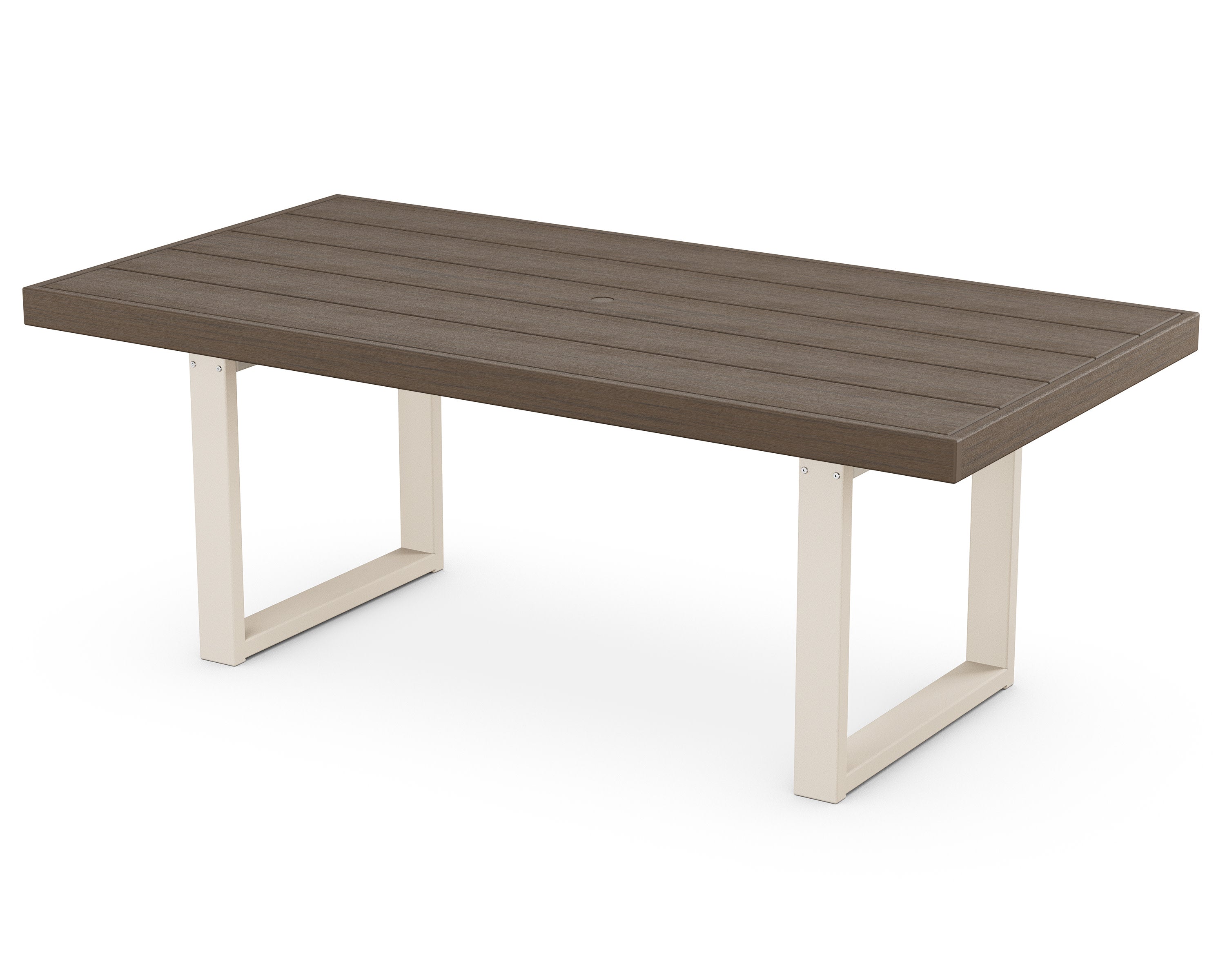 EDGE 40" x 78" Dining Table in Sand / Kona