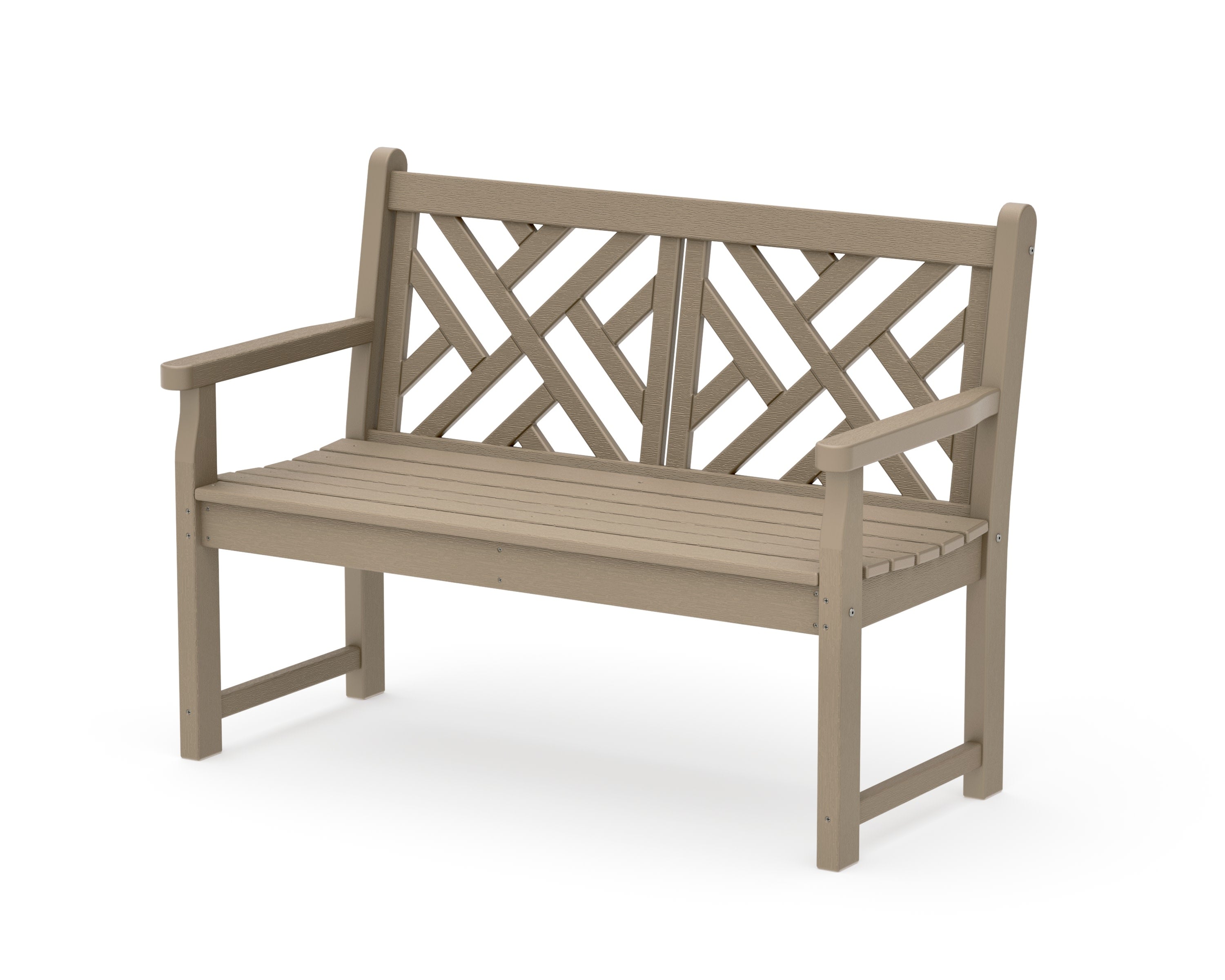 Chippendale 48" Bench in Vintage Sahara