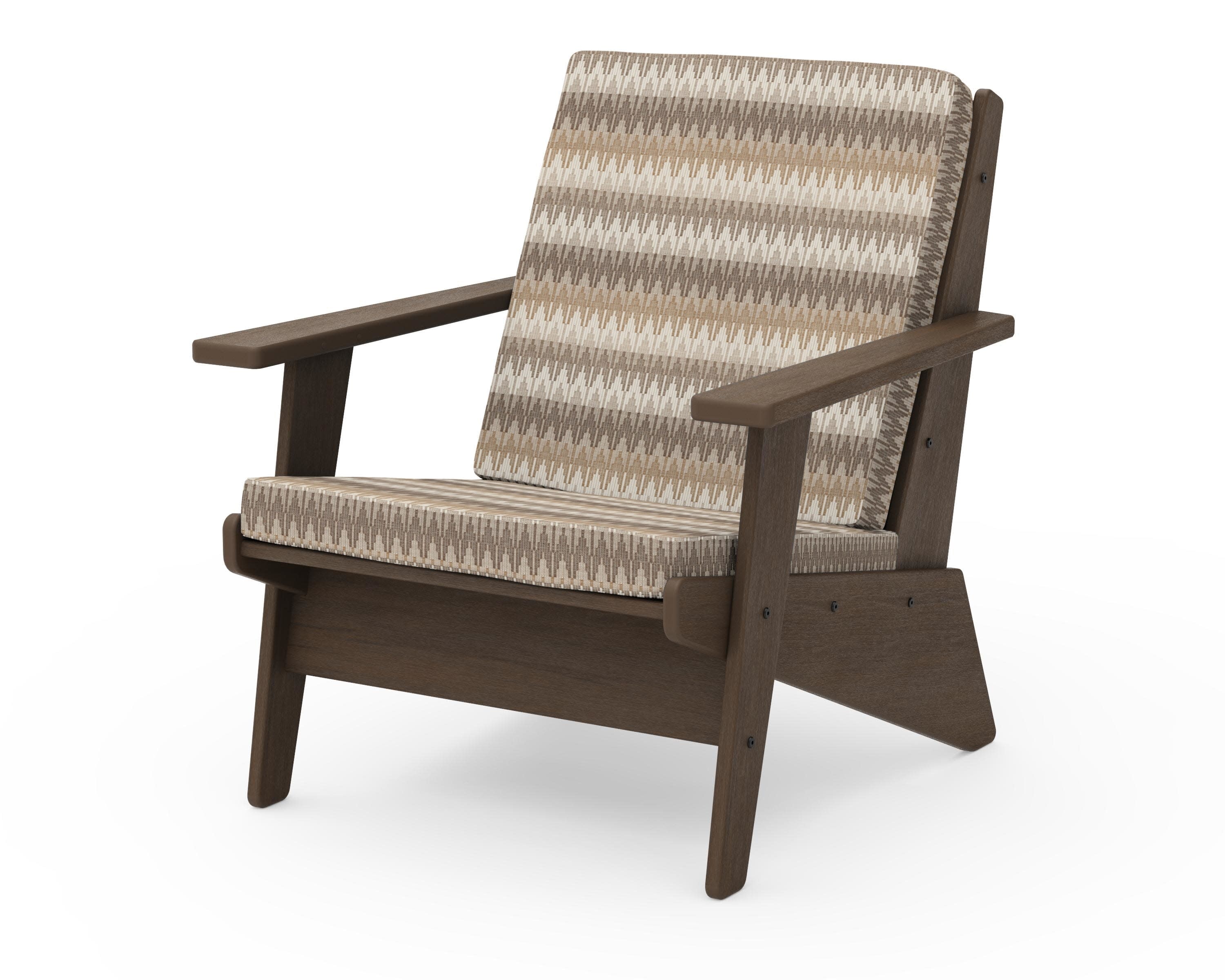 Riviera Modern Lounge Chair in Kona / Valley Dune