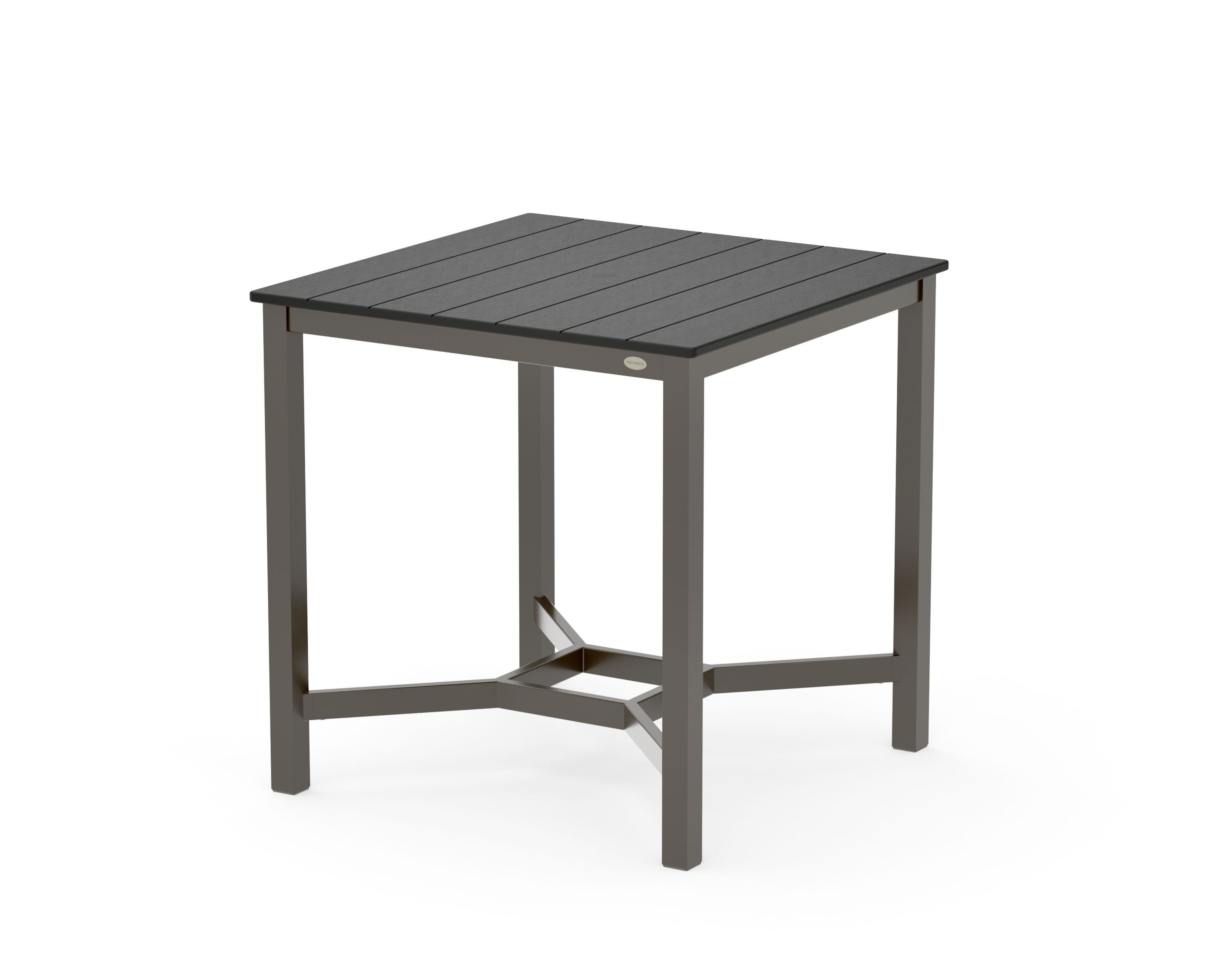 Main Street 36 x 36 Counter Table in Bronze / Black