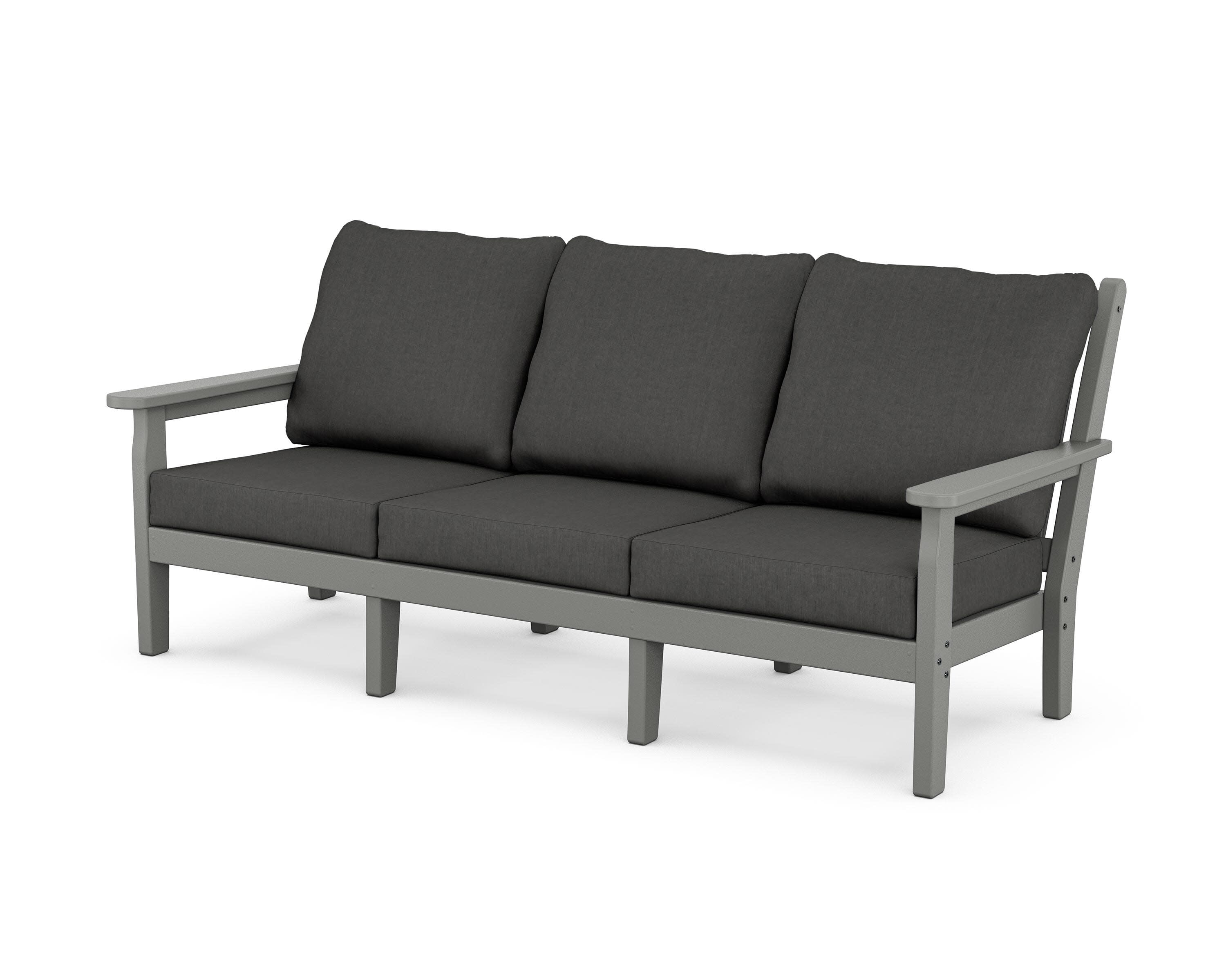Chippendale Deep Seating Sofa in Slate Grey / Spectrum Carbon