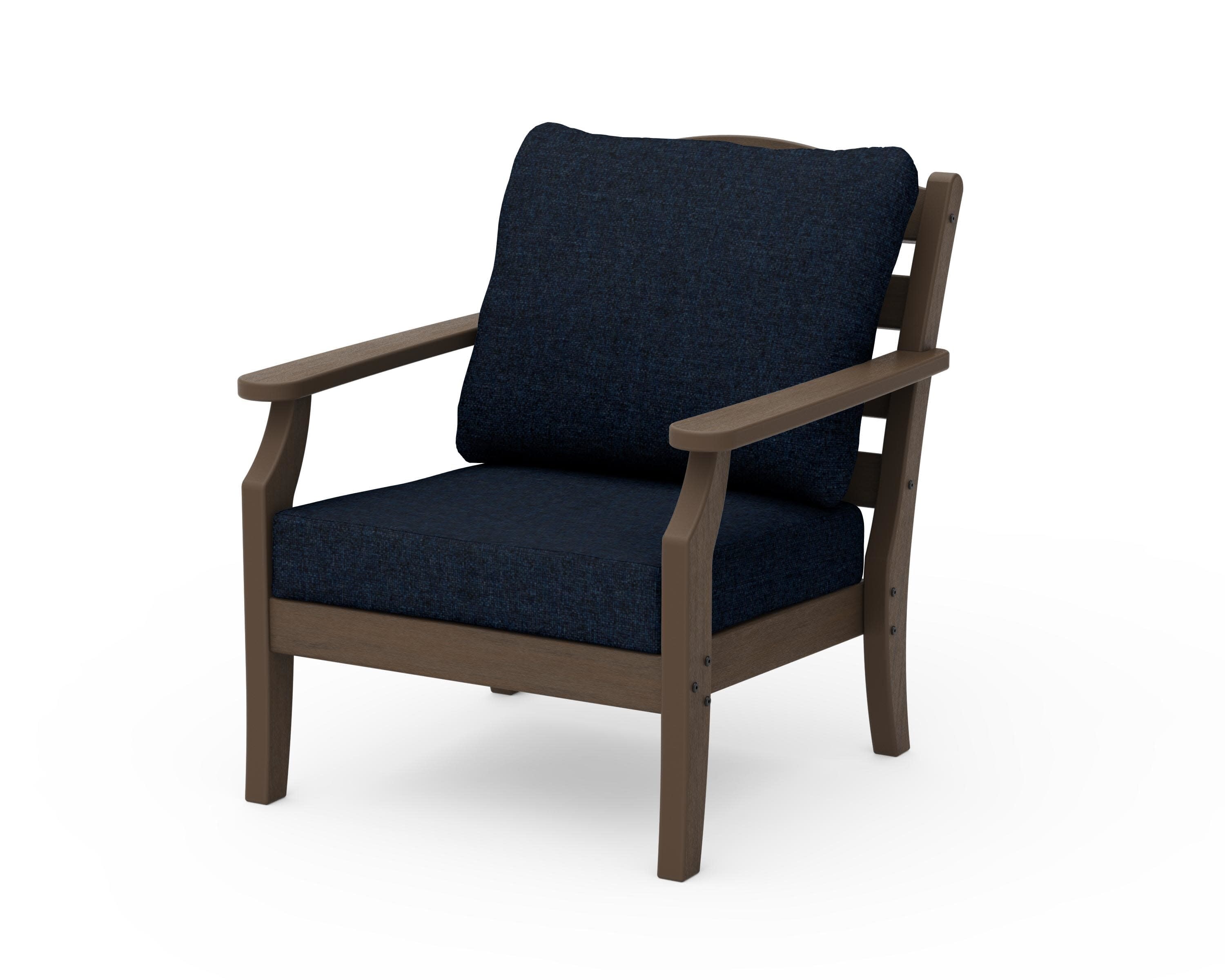 Savannah Deep Seating Chair in Kona / Marine Indigo