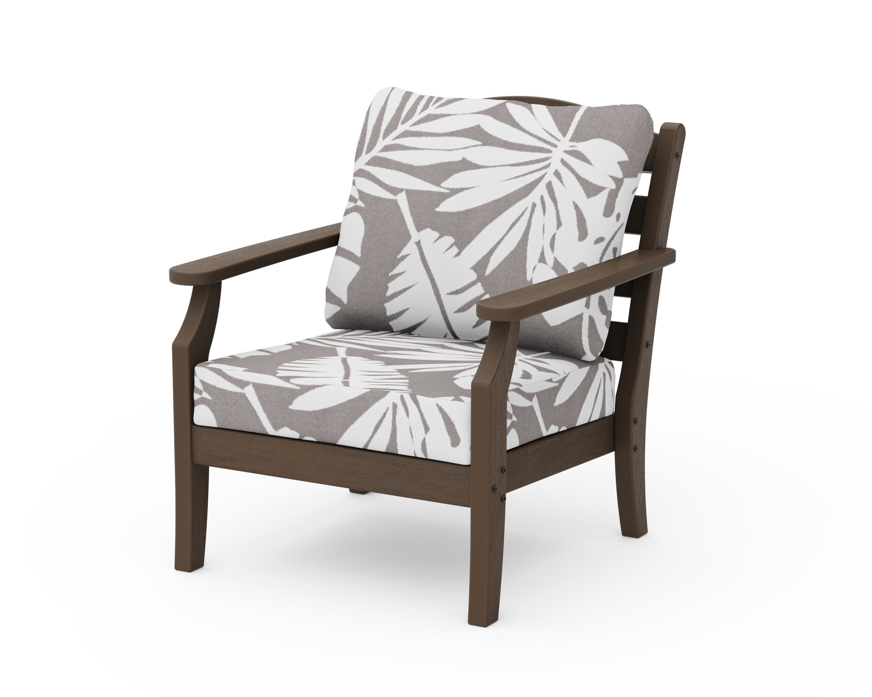 Savannah Deep Seating Chair in Kona / Leaf Grey Mist