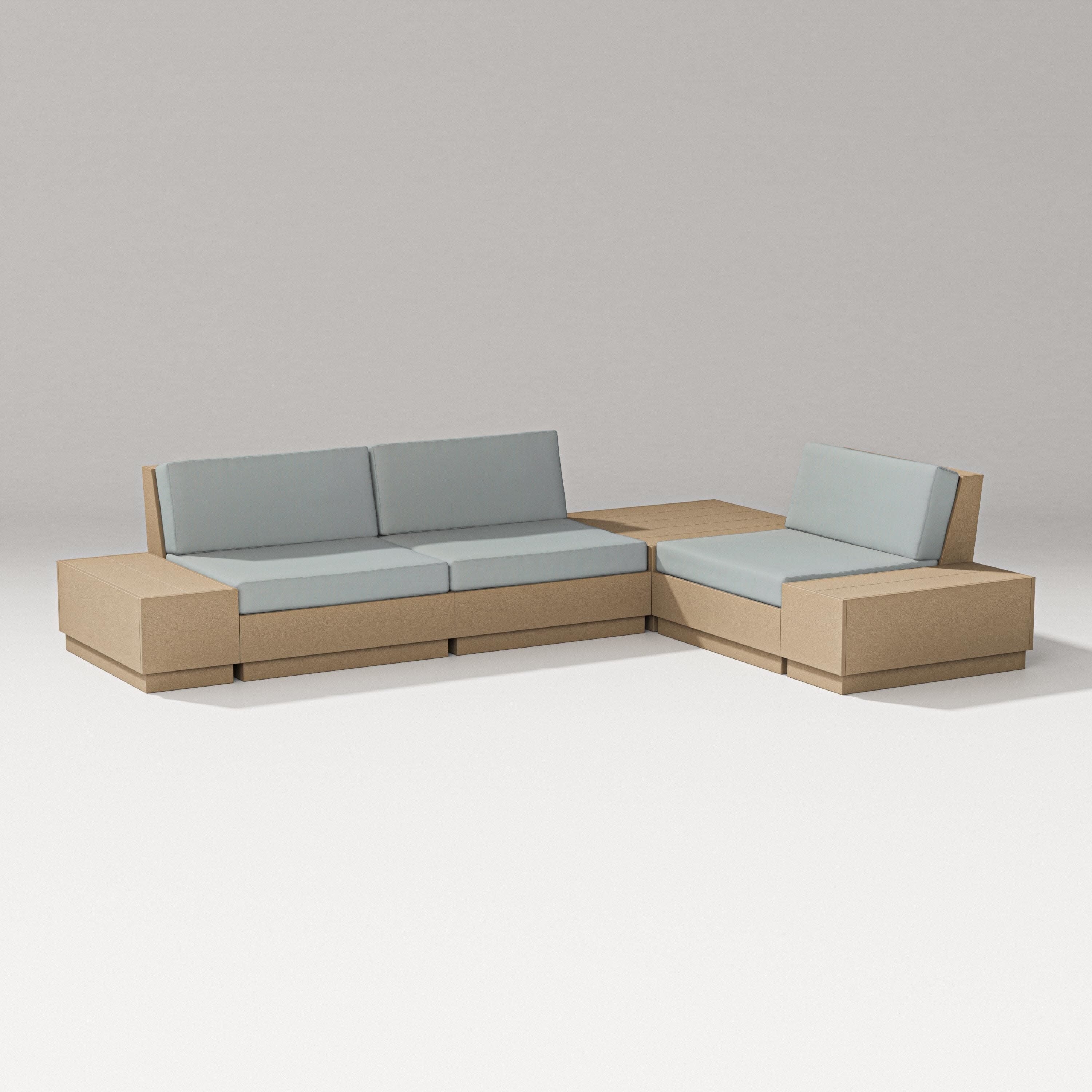 Elevate 6-Piece Corner Sectional in Vintage Sahara / Spa