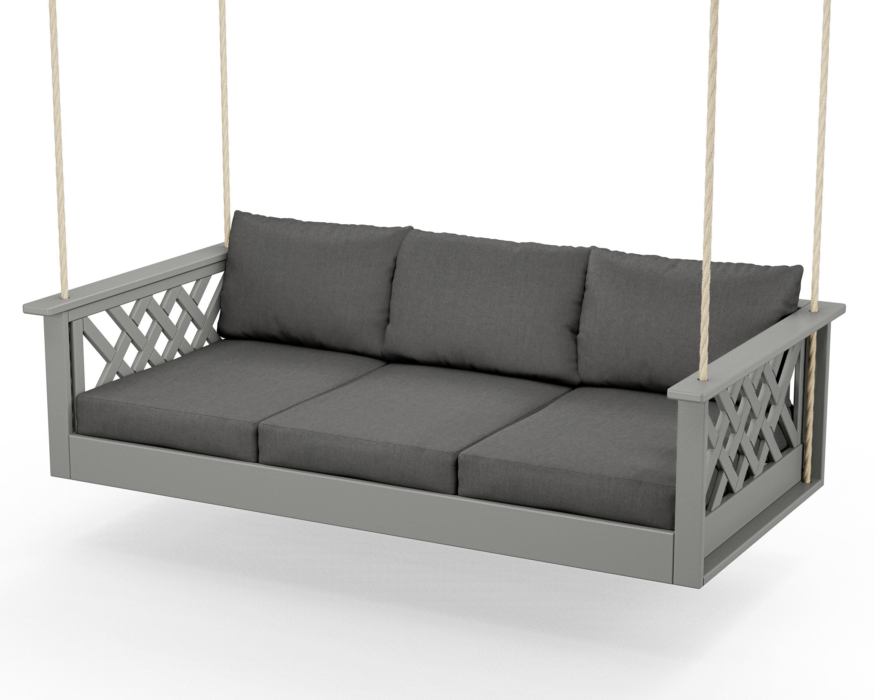 Wovendale Daybed Swing in Slate Grey / Spectrum Carbon