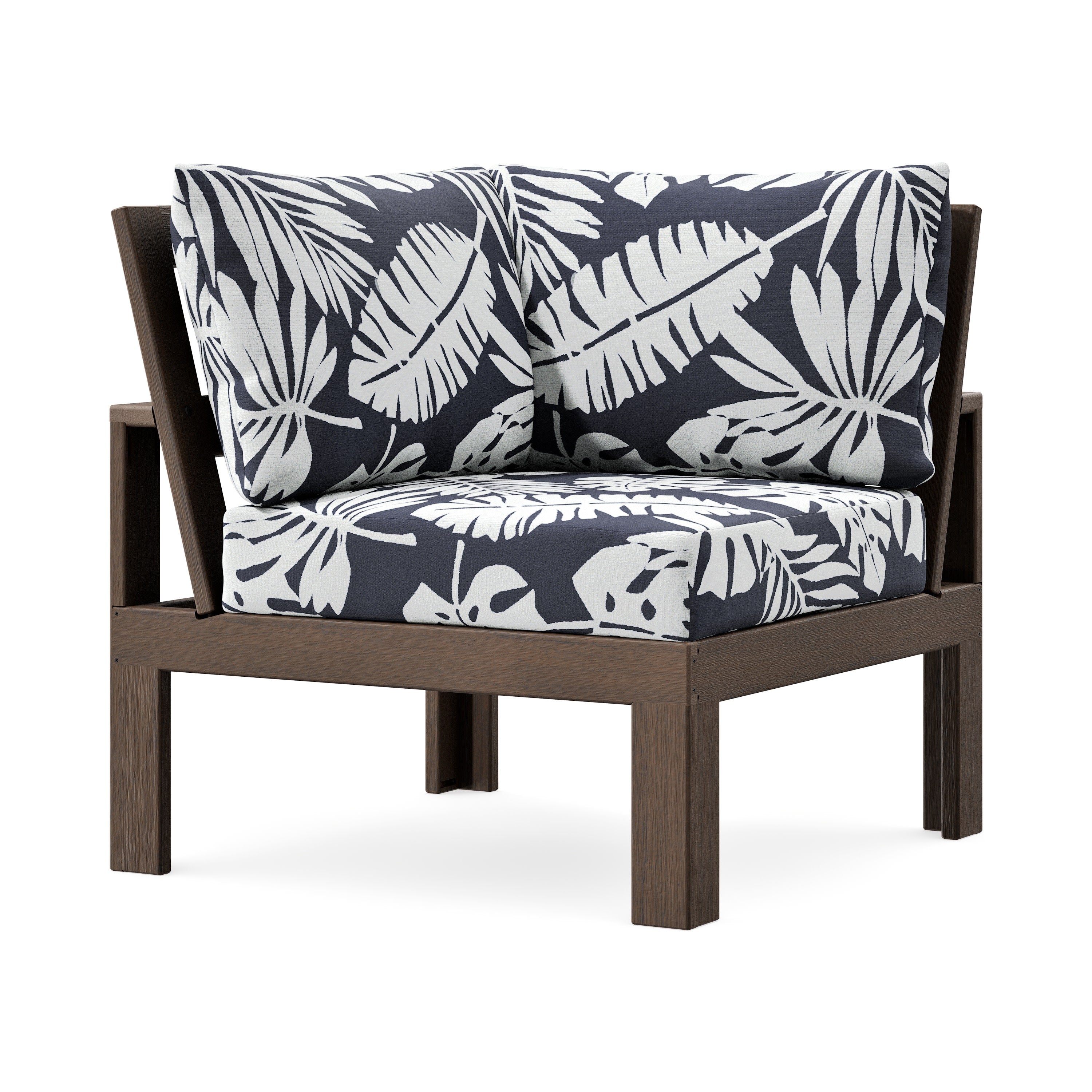Modular Corner Chair in Kona / Leaf Navy