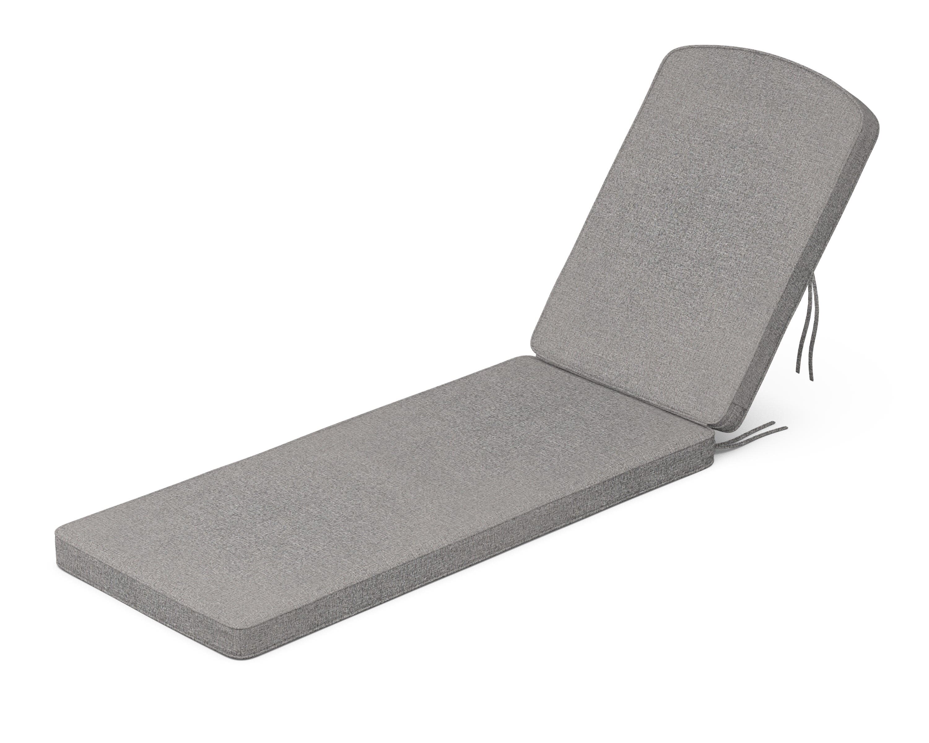 Chinoiserie Chaise Cushion in Grey Mist