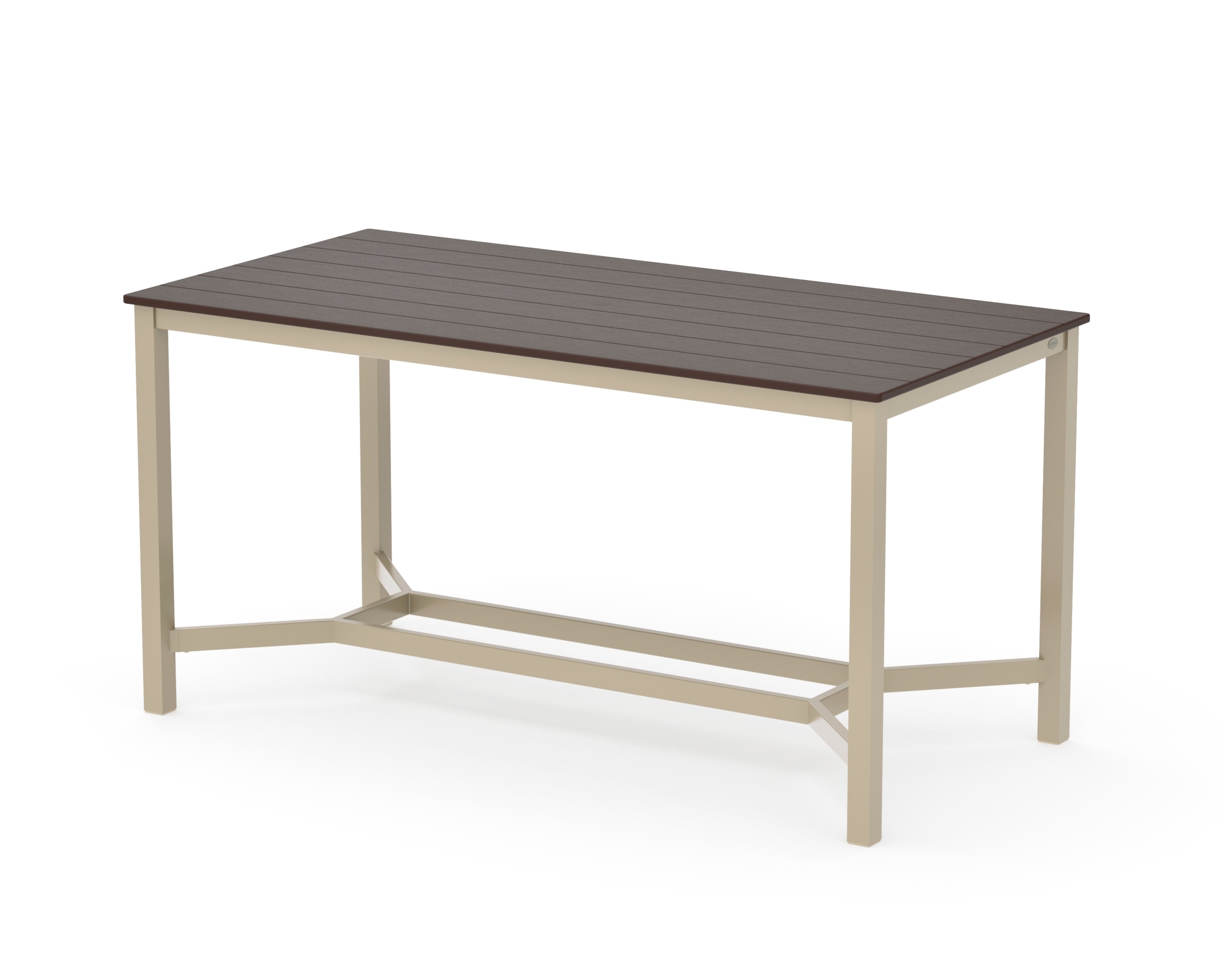 Main Street 36 x 72 Counter Table in Sand / Mahogany