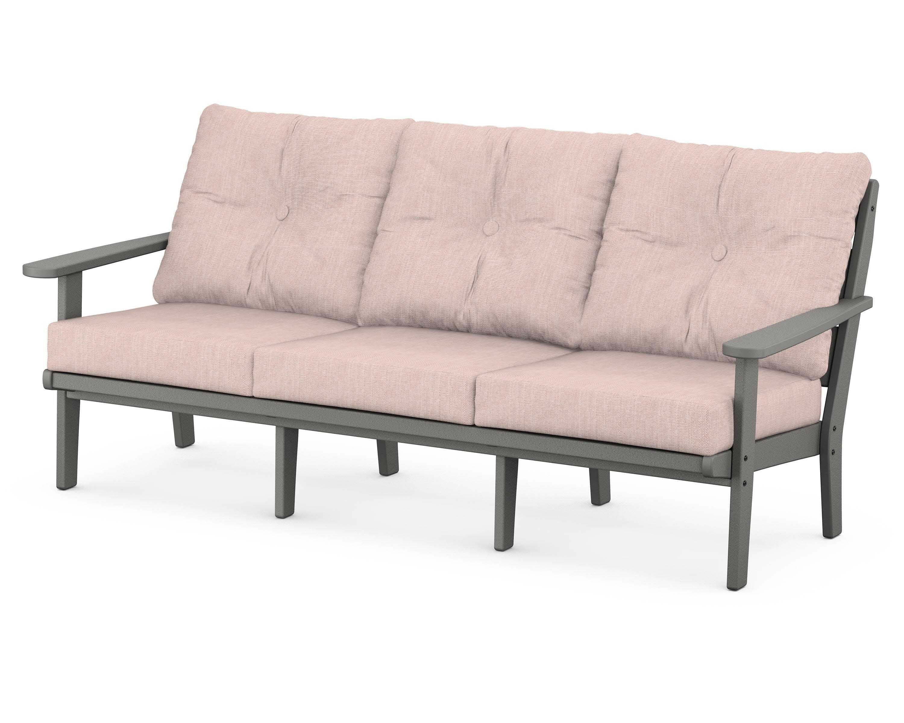 Lakeside Deep Seating Sofa in Slate Grey / Play Cameo