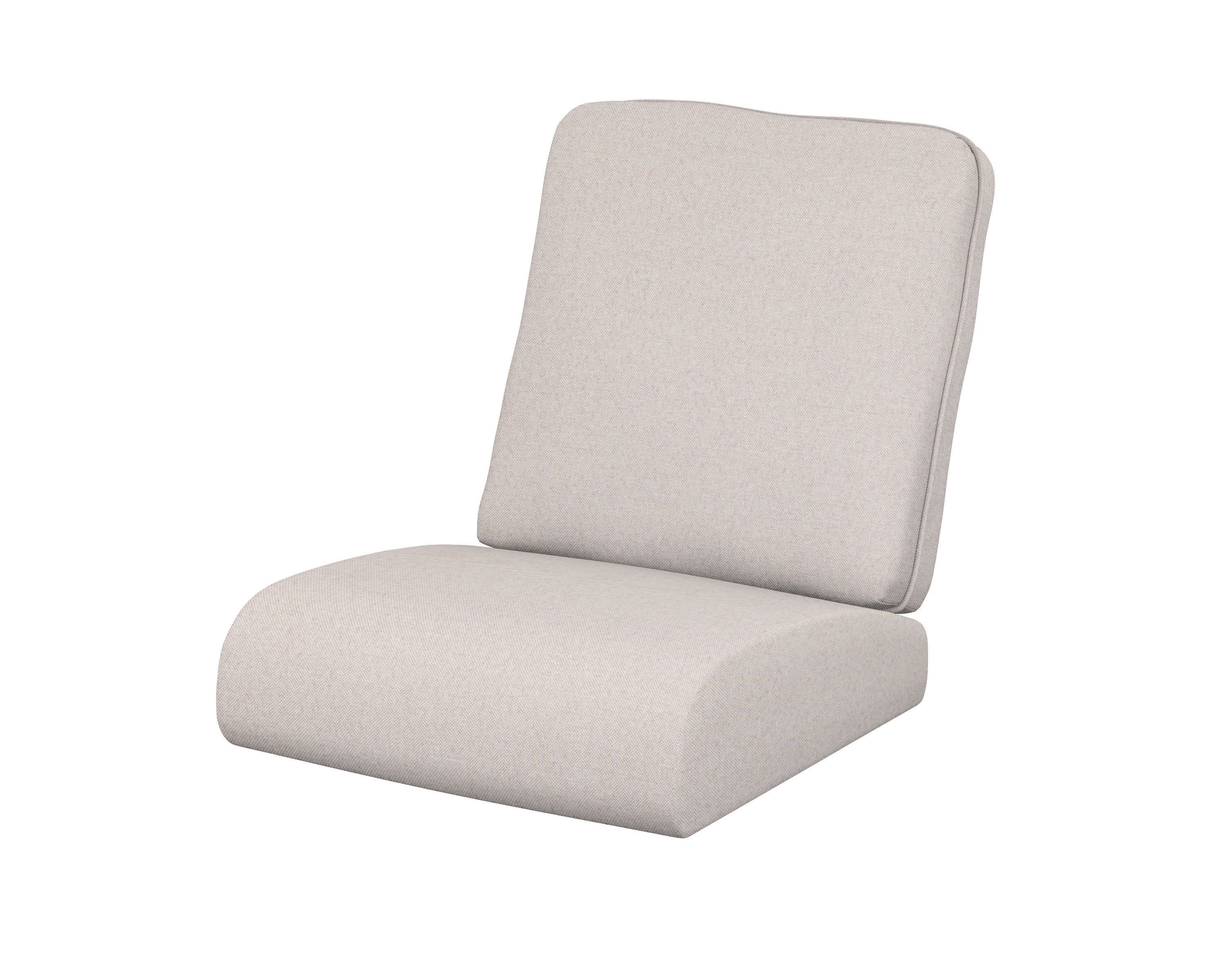 Club Seat/Back Cushion in Dune Burlap