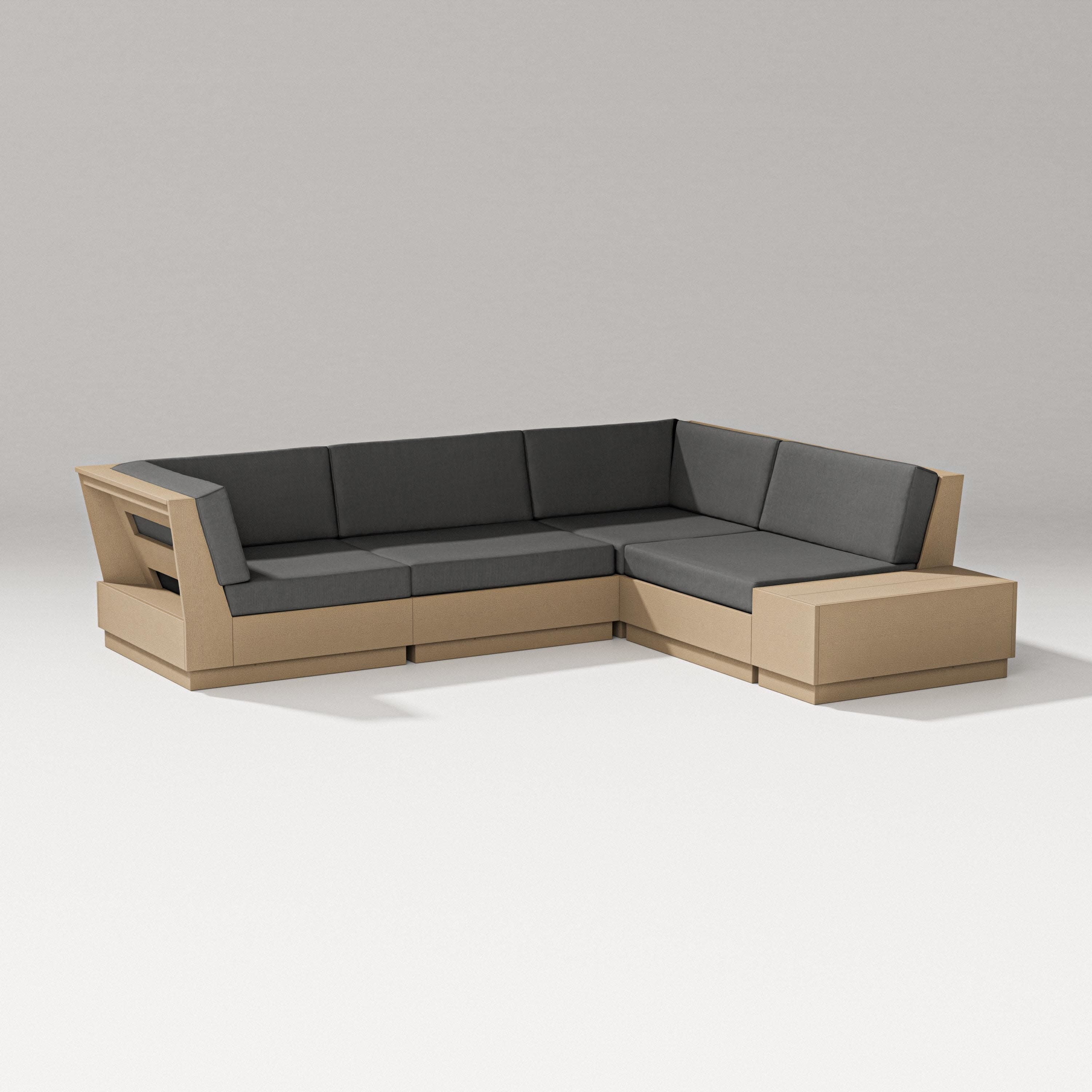 Elevate Corner Sectional in Vintage Sahara / Spectrum Carbon