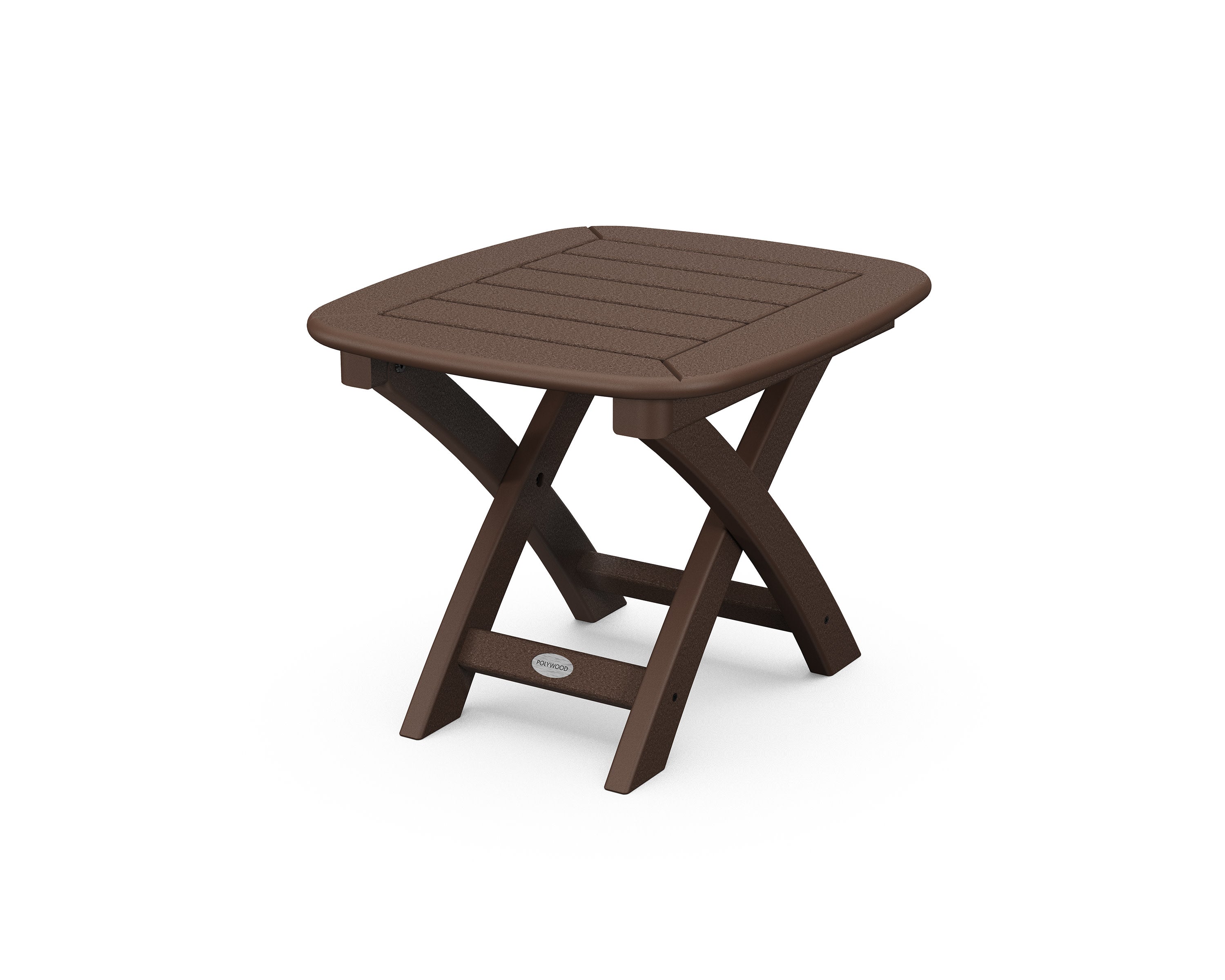 Nautical 21" x 18" Side Table in Mahogany