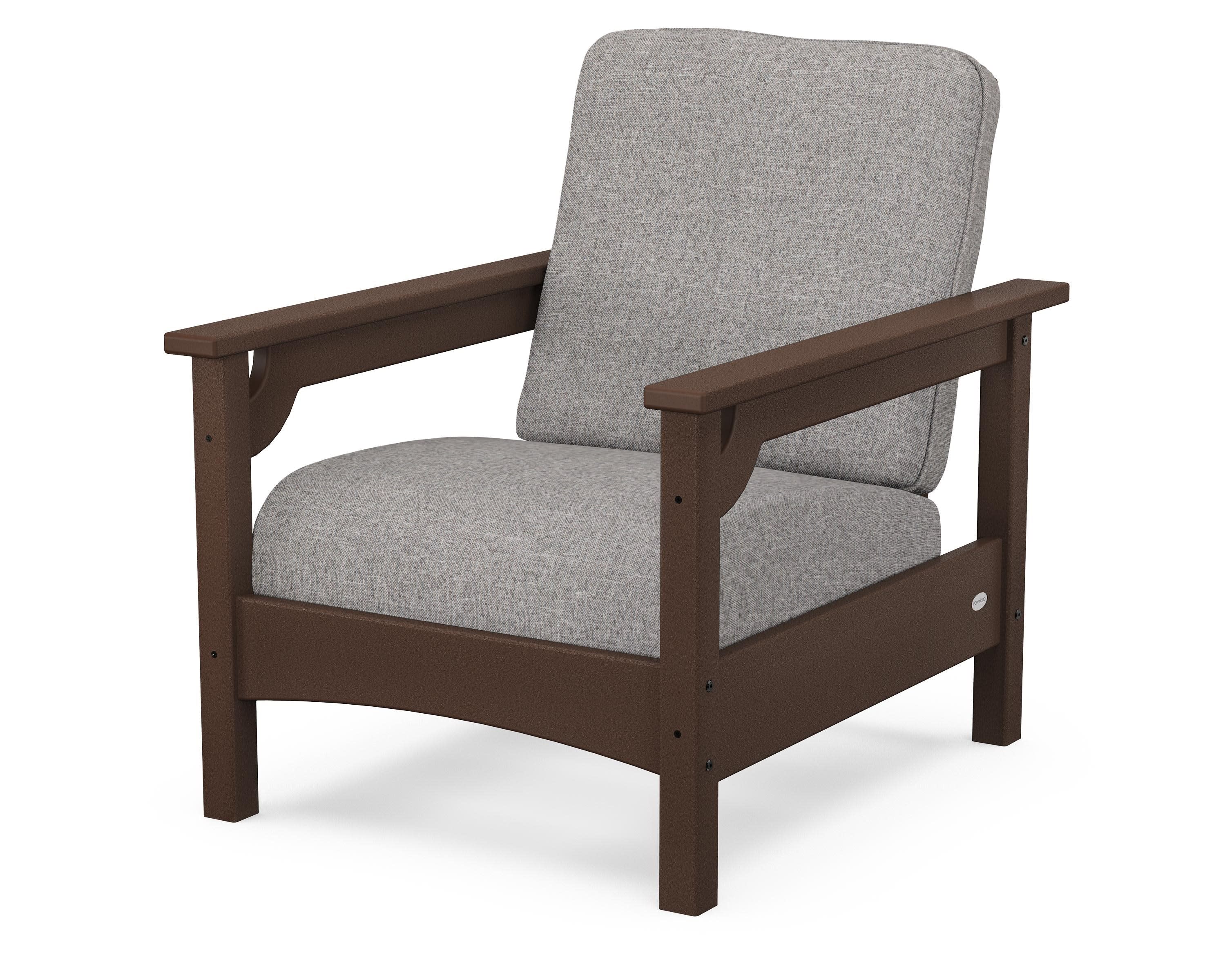 Club Chair in Mahogany / Grey Mist
