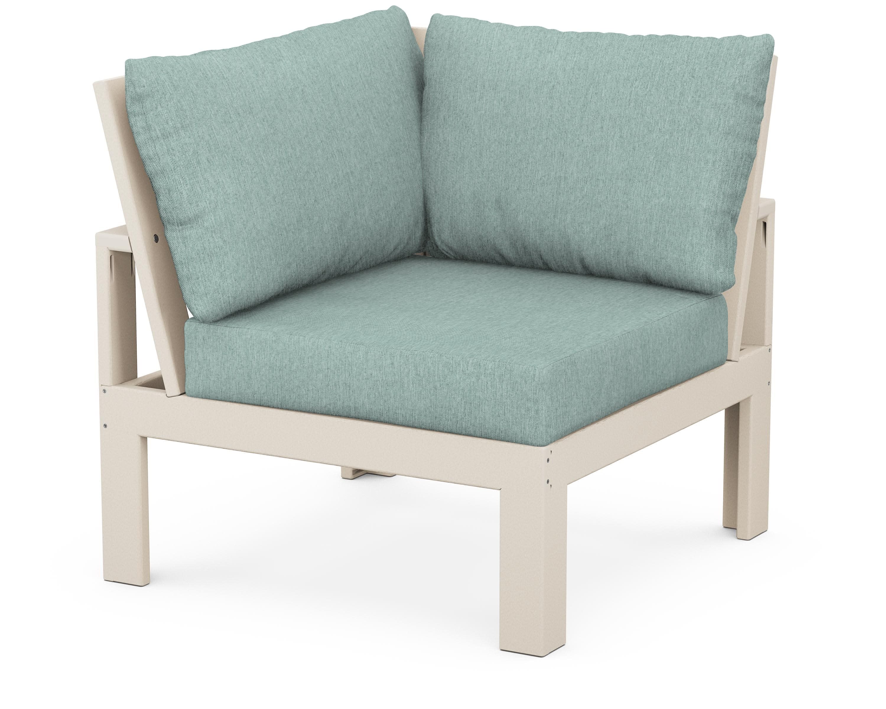 Modular Corner Chair in Sand / Glacier Spa