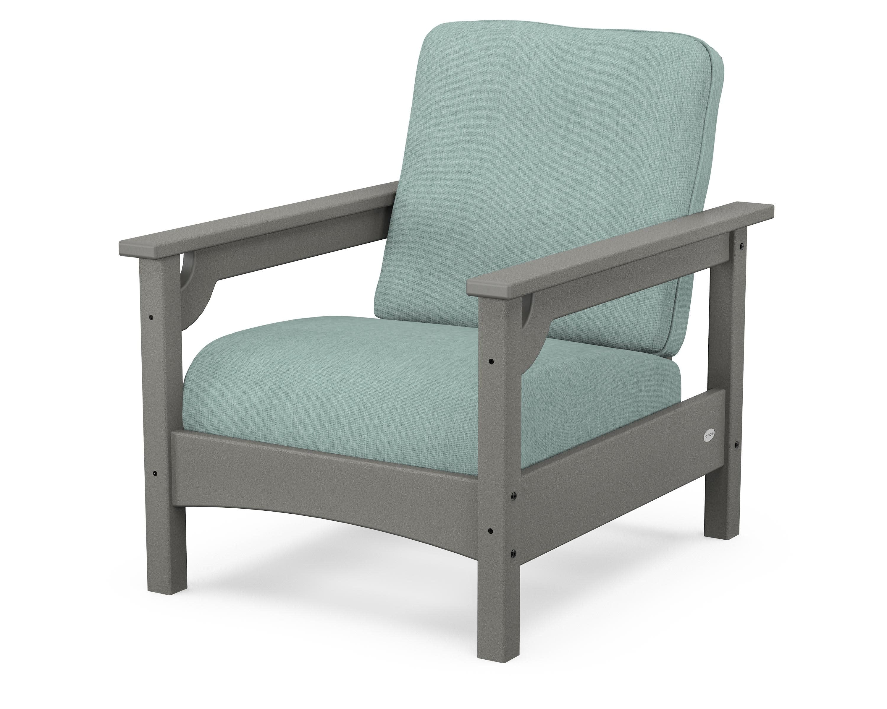 Club Chair in Slate Grey / Glacier Spa