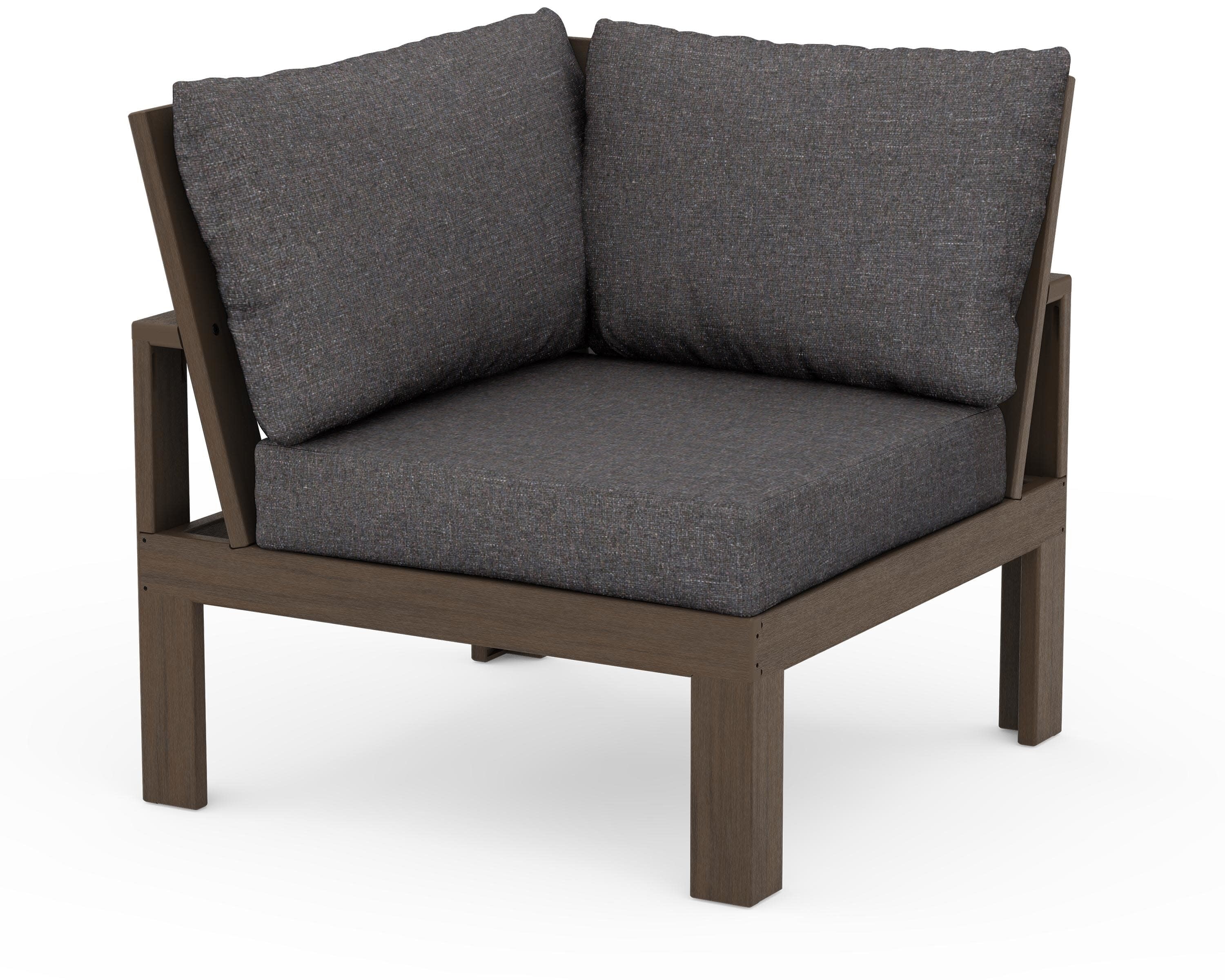 Modular Corner Chair in Kona / Ash Charcoal
