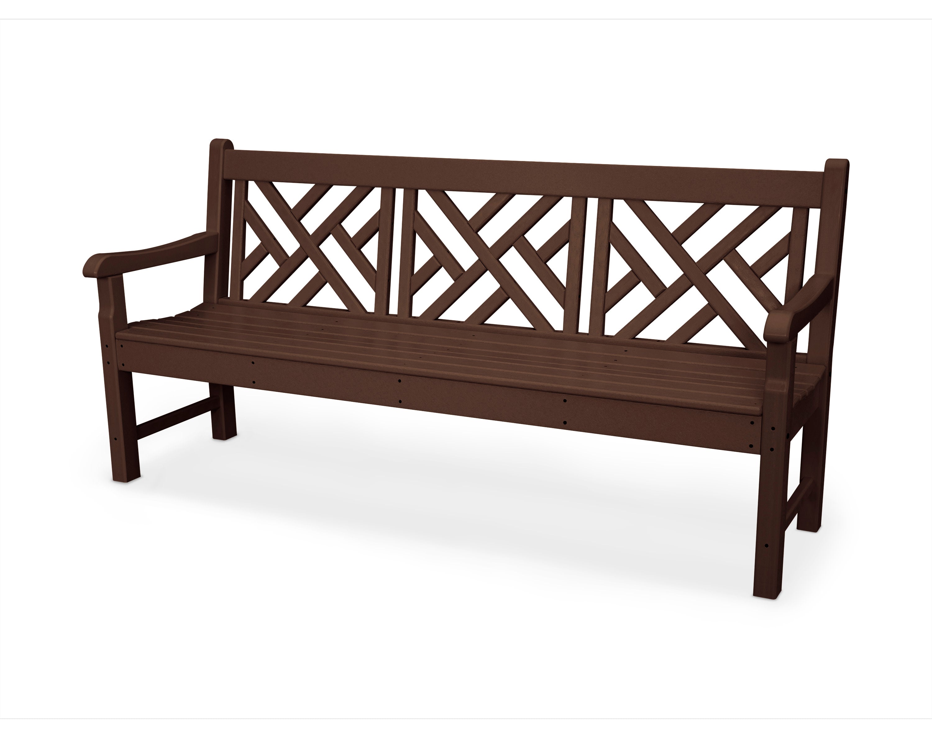 Rockford 72" Chippendale Bench in Mahogany
