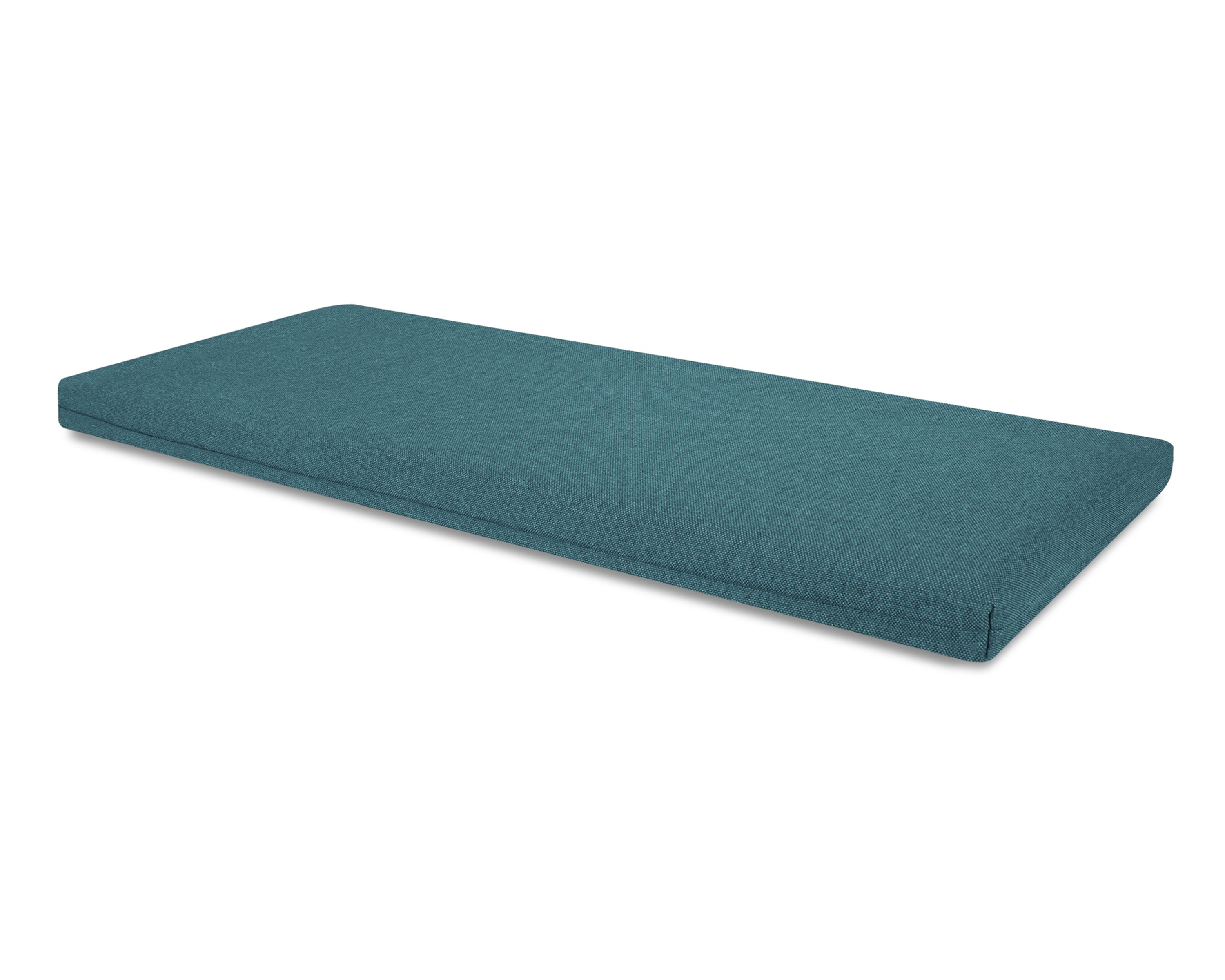 Bench Seat Cushion - 18.5"D x 55.5"W x 2.5"H in Blend Lagoon