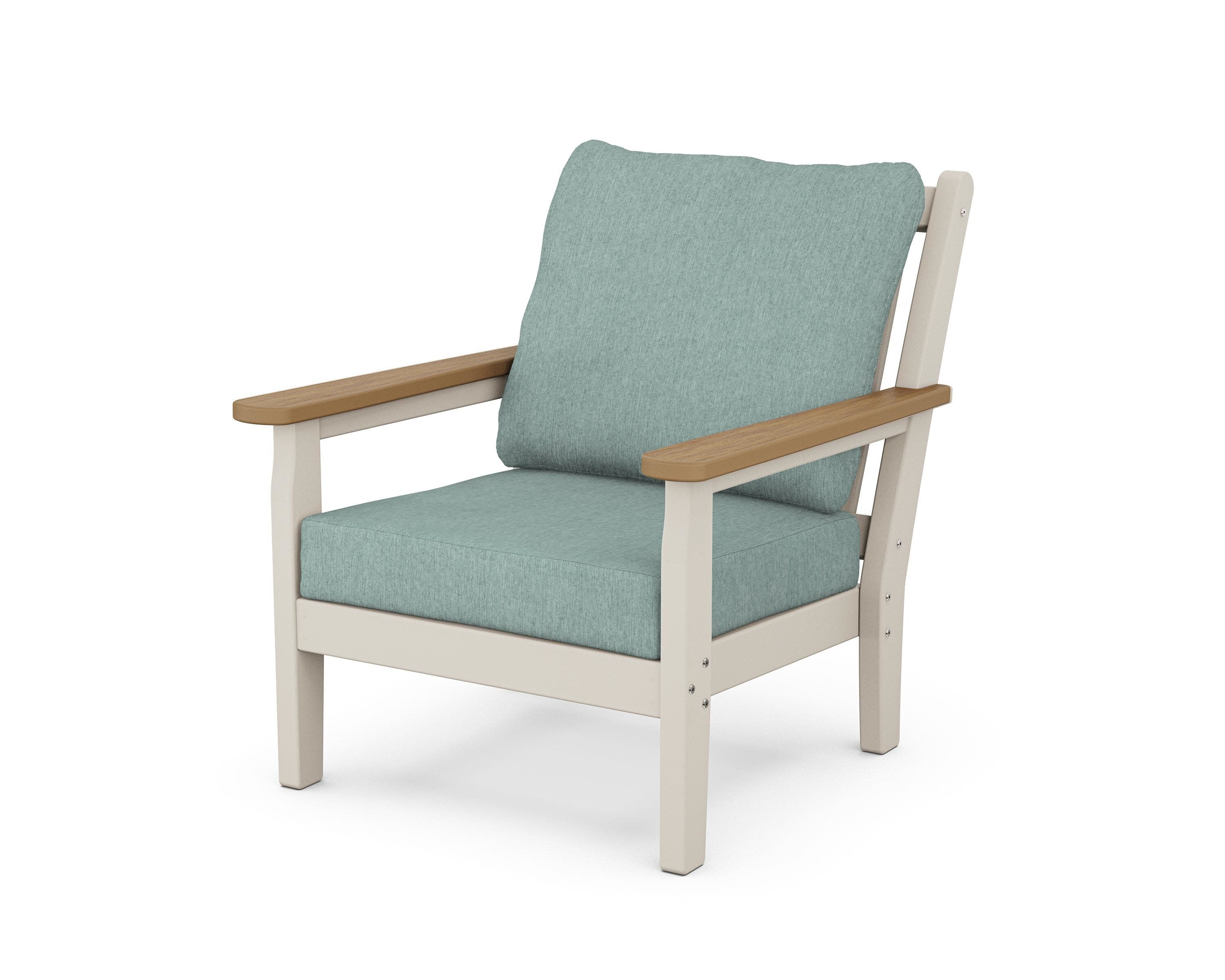 Chippendale Deep Seating Chair in Sand / Natural / Glacier Spa