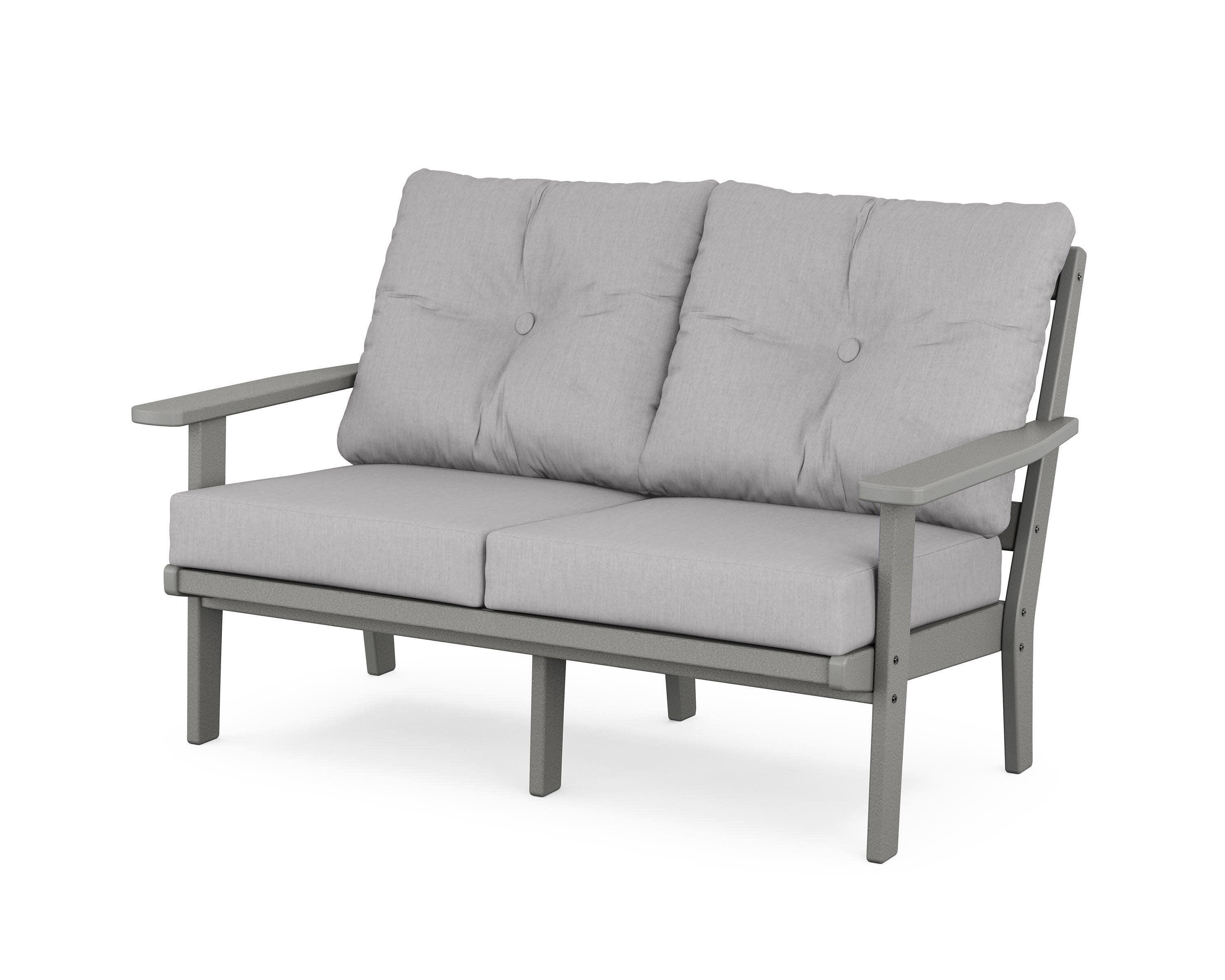 Prairie Deep SeatingLoveseat in Slate Grey / Granite