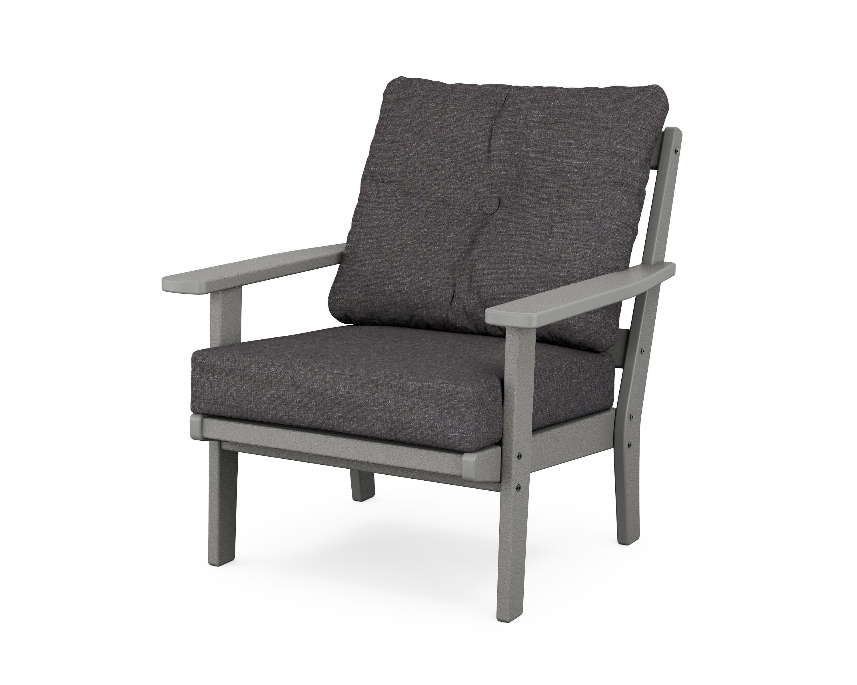 Oxford Deep Seating Chair in Slate Grey / Ash Charcoal