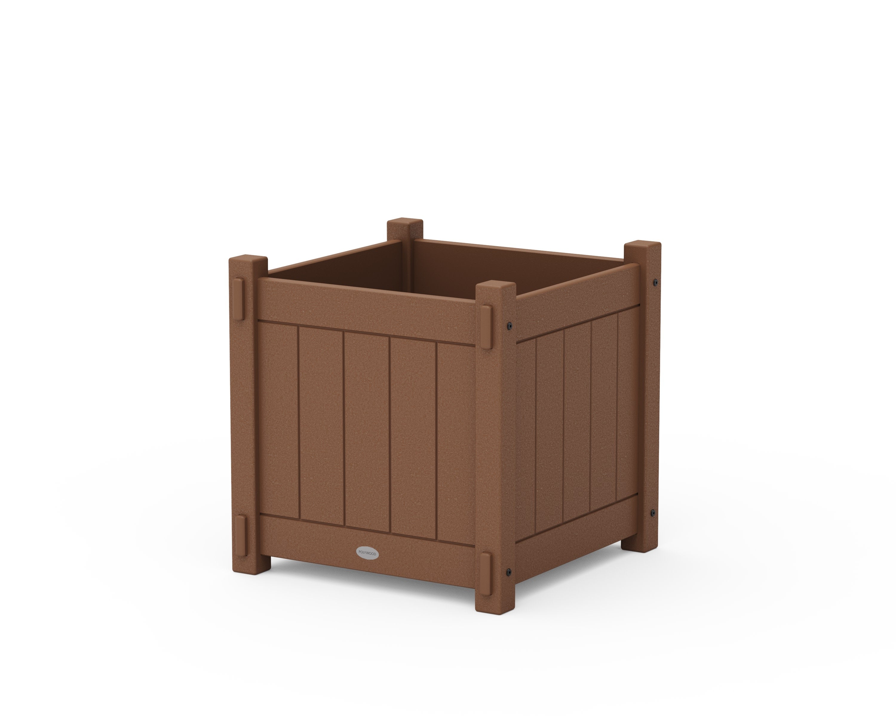 Vineyard Large Square Planter Box in Teak